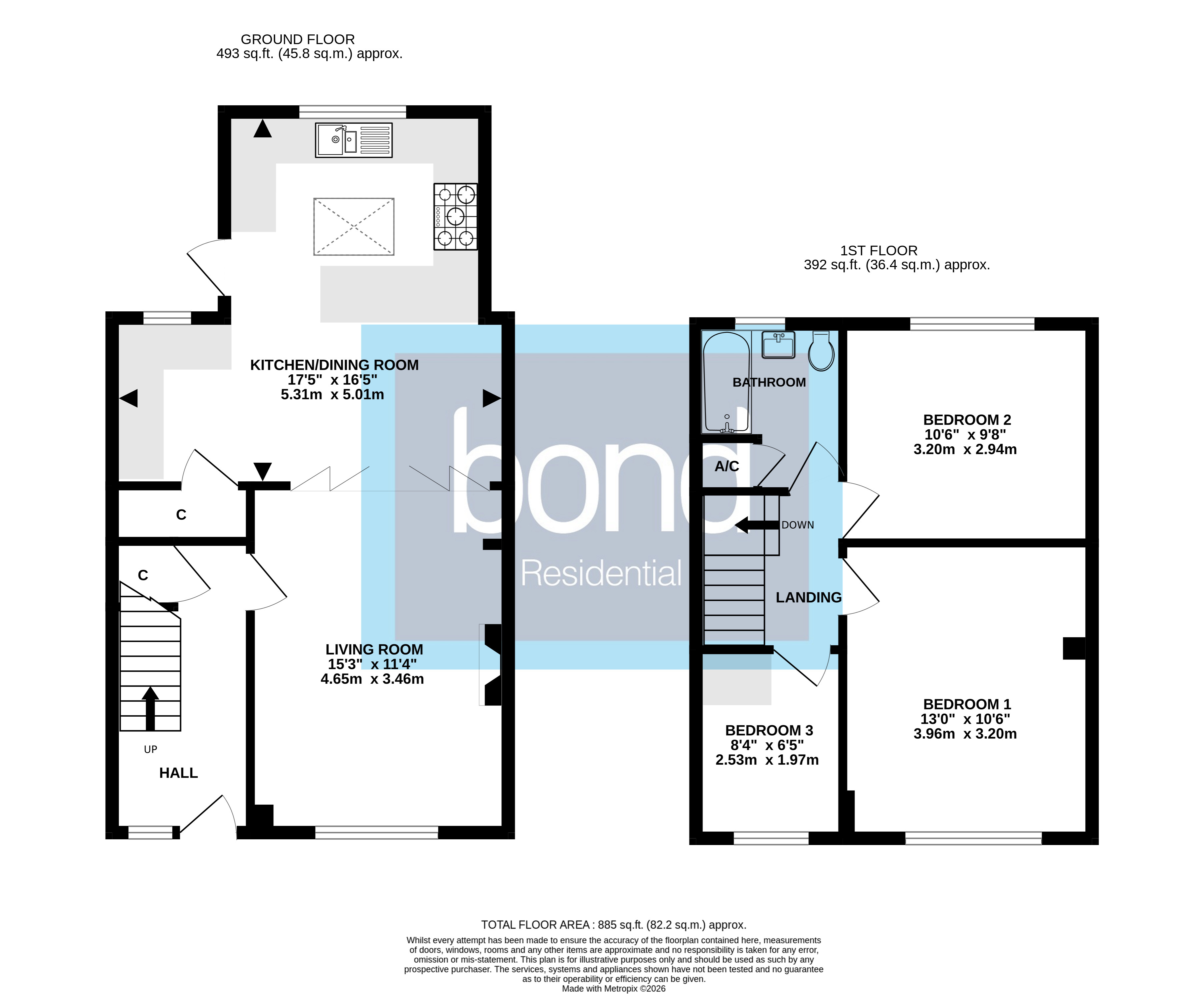 Floorplan for Moulsham Lodge, Chelmsford, Essex