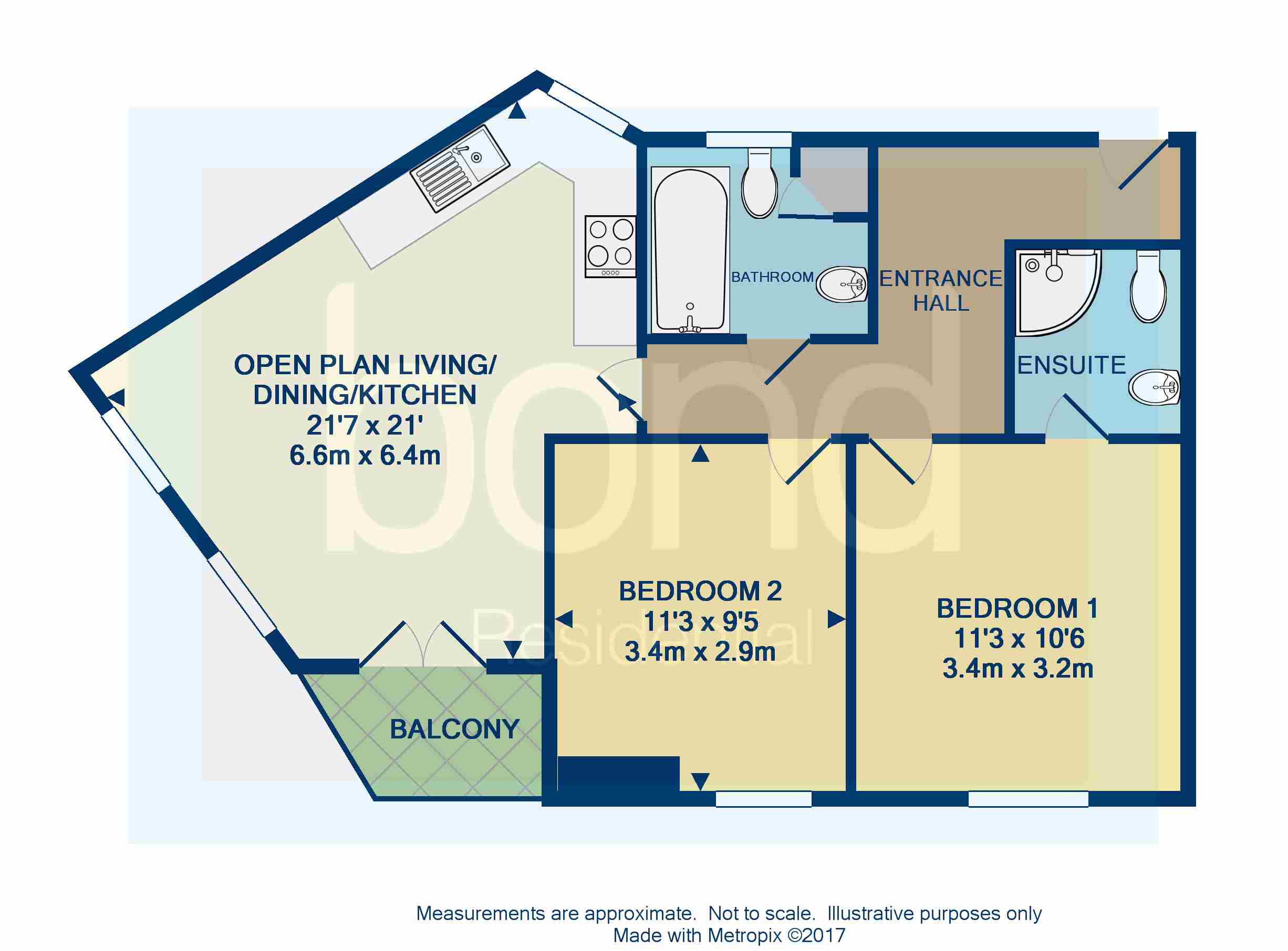 Floorplan for Church Road, Boreham, Chelmsford, Essex