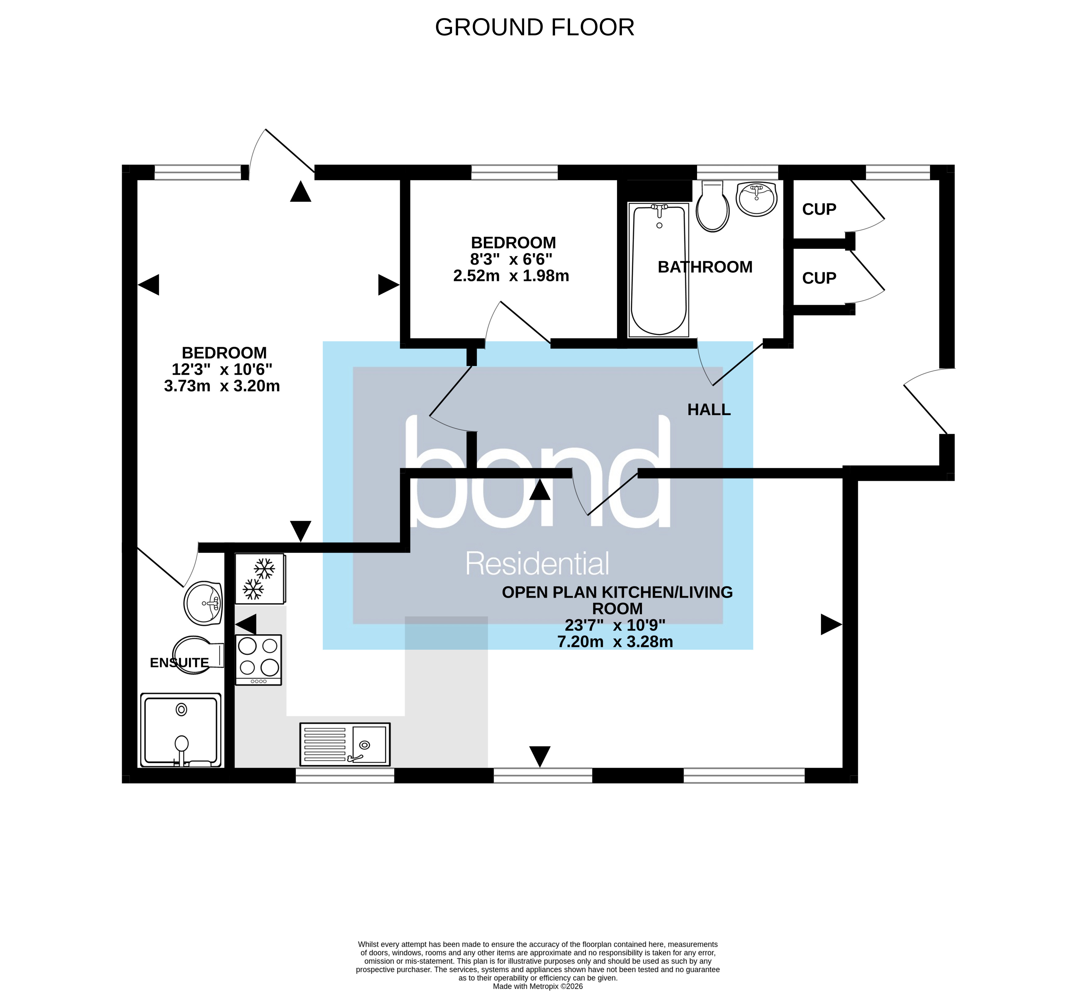 Floorplan for Moulsham Street, Chelmsford, Essex