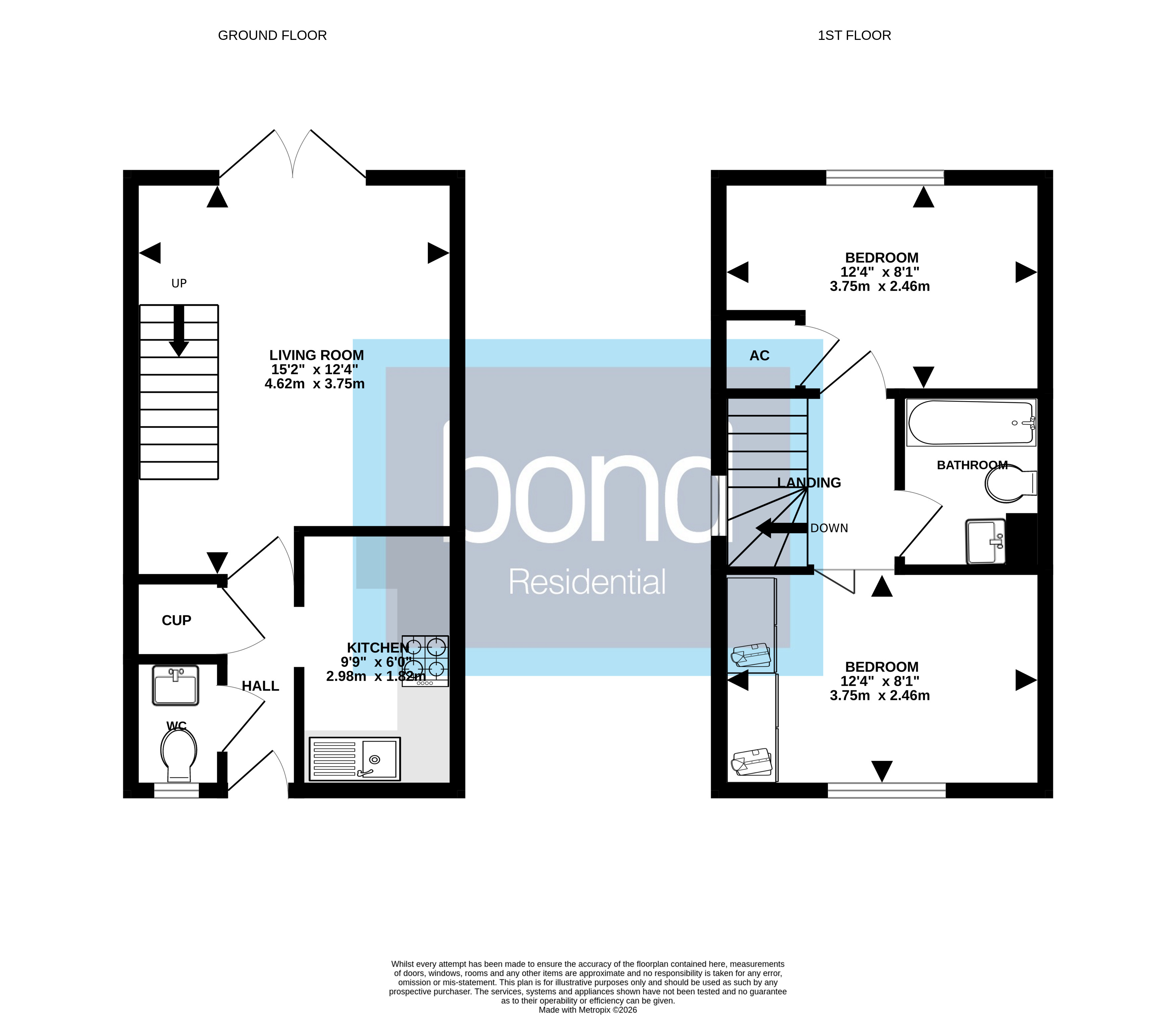 Floorplan for Chancellor Park, Chelmsford, Essex
