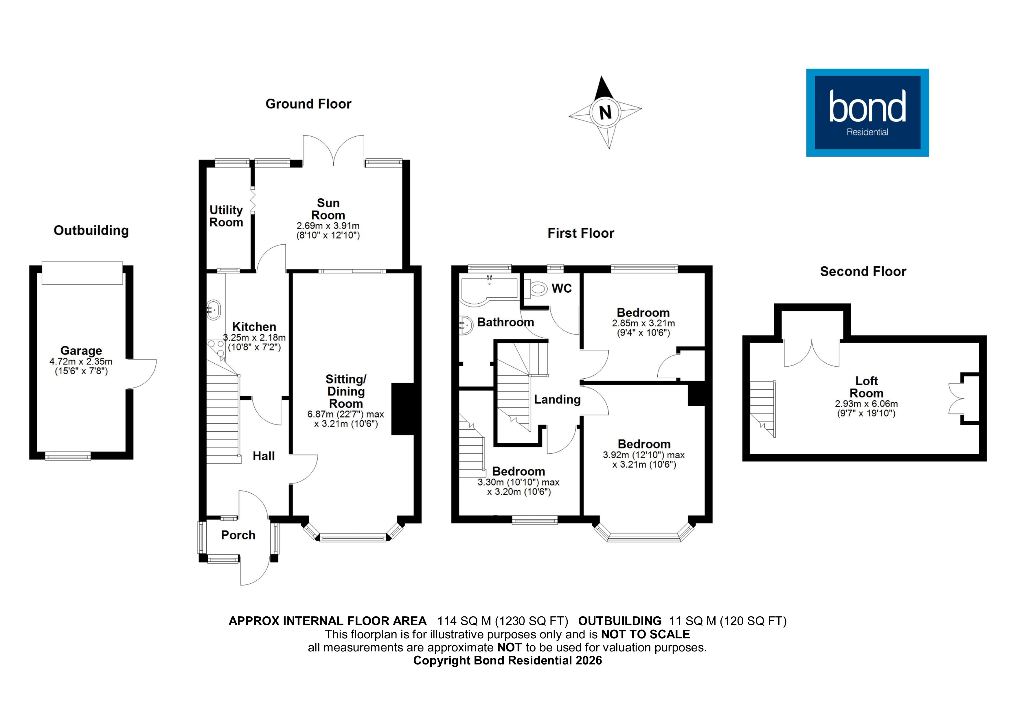 Floorplan for Moulsham Lodge, Chelmsford, Essex