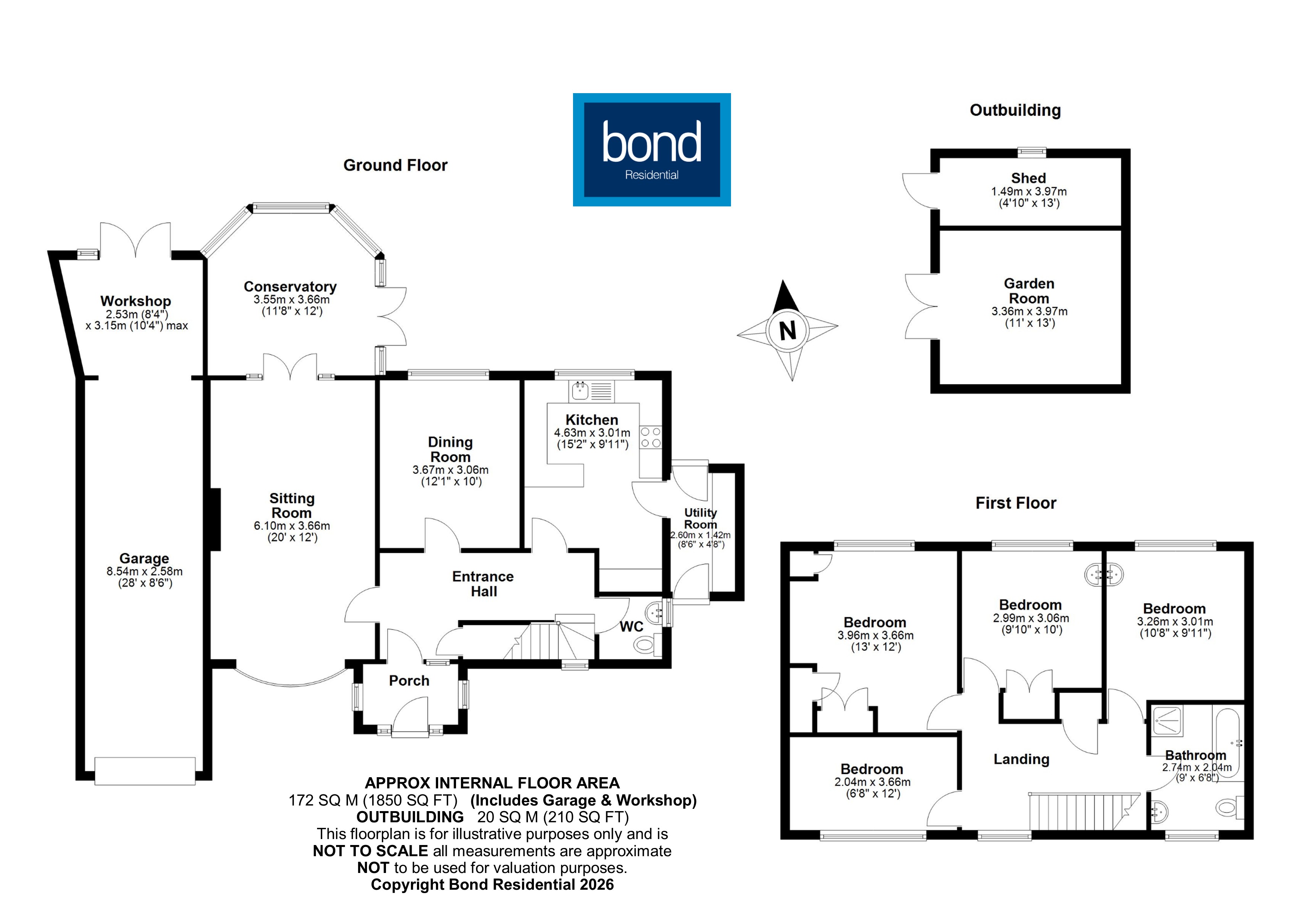 Floorplan for West Hanningfield, Chelmsford, Essex