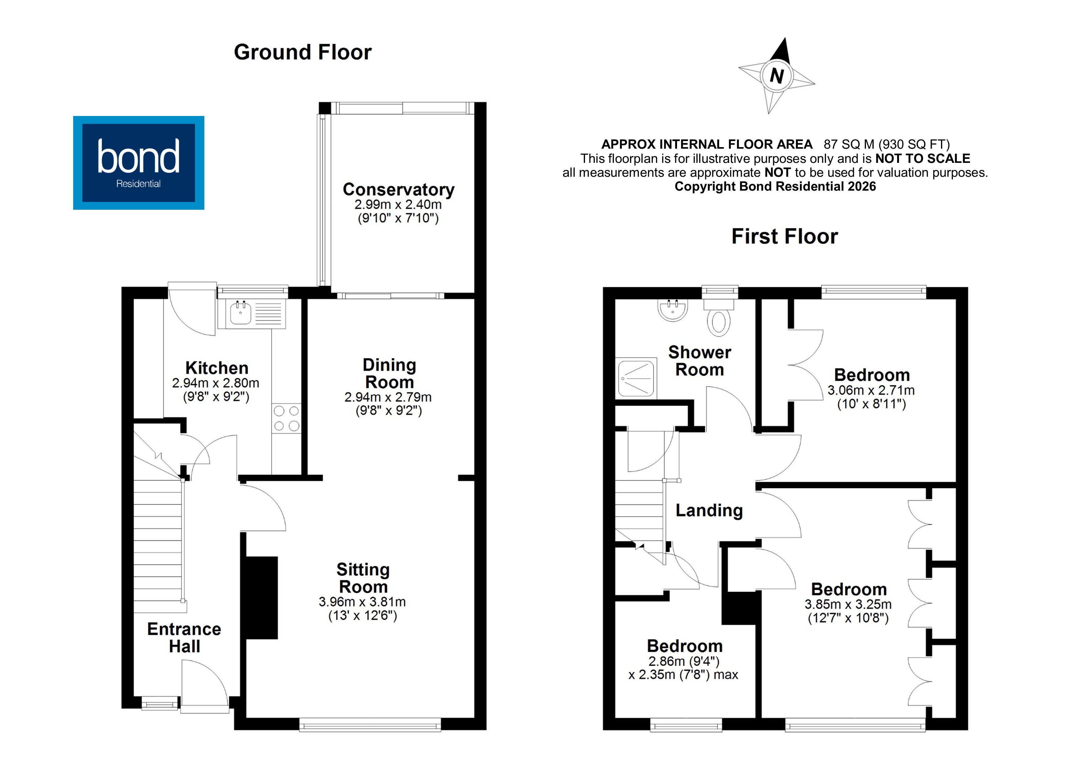 Floorplan for Galleywood, Chelmsford, Essex