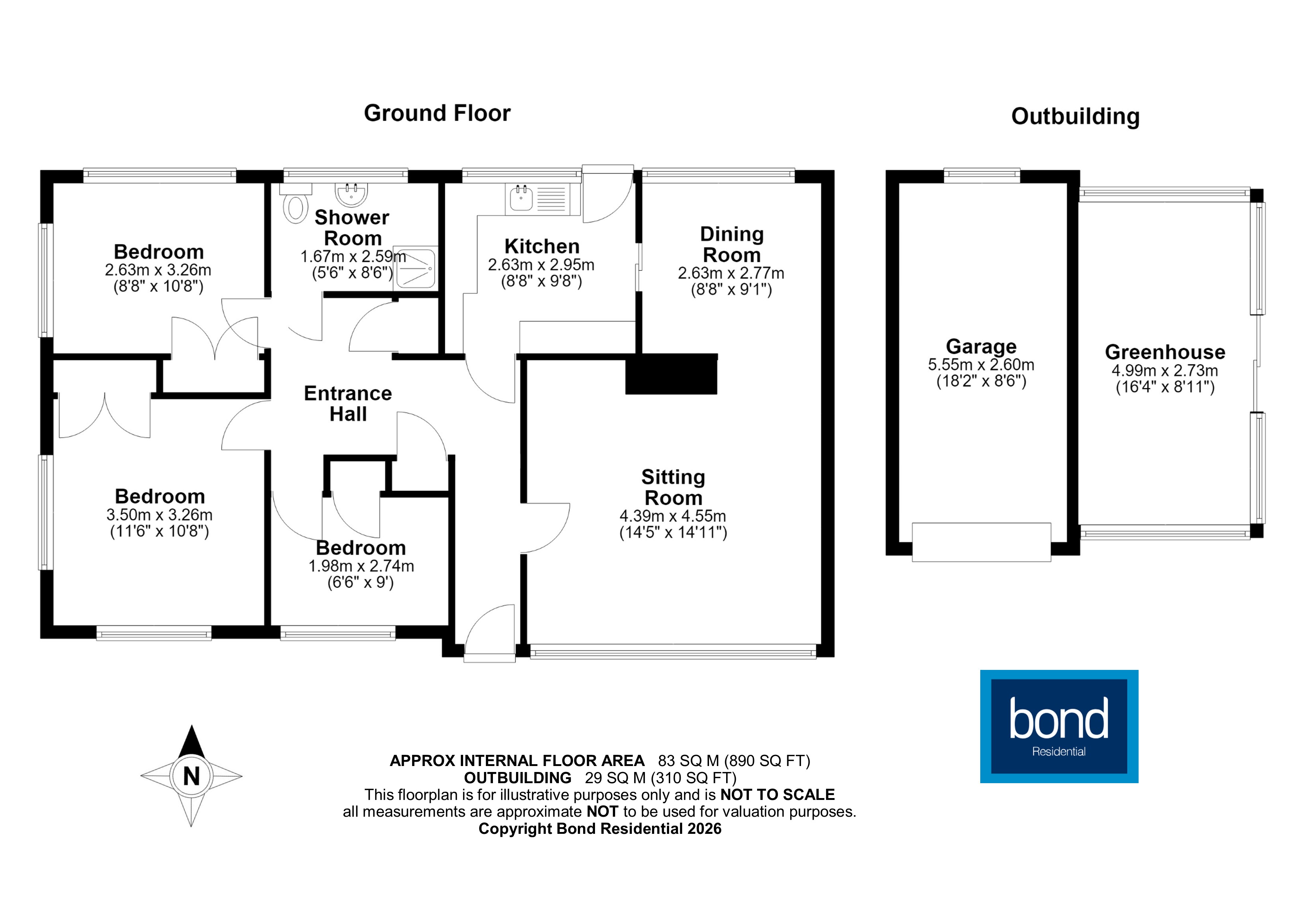 Floorplan for West Hanningfield, Chelmsford, Essex