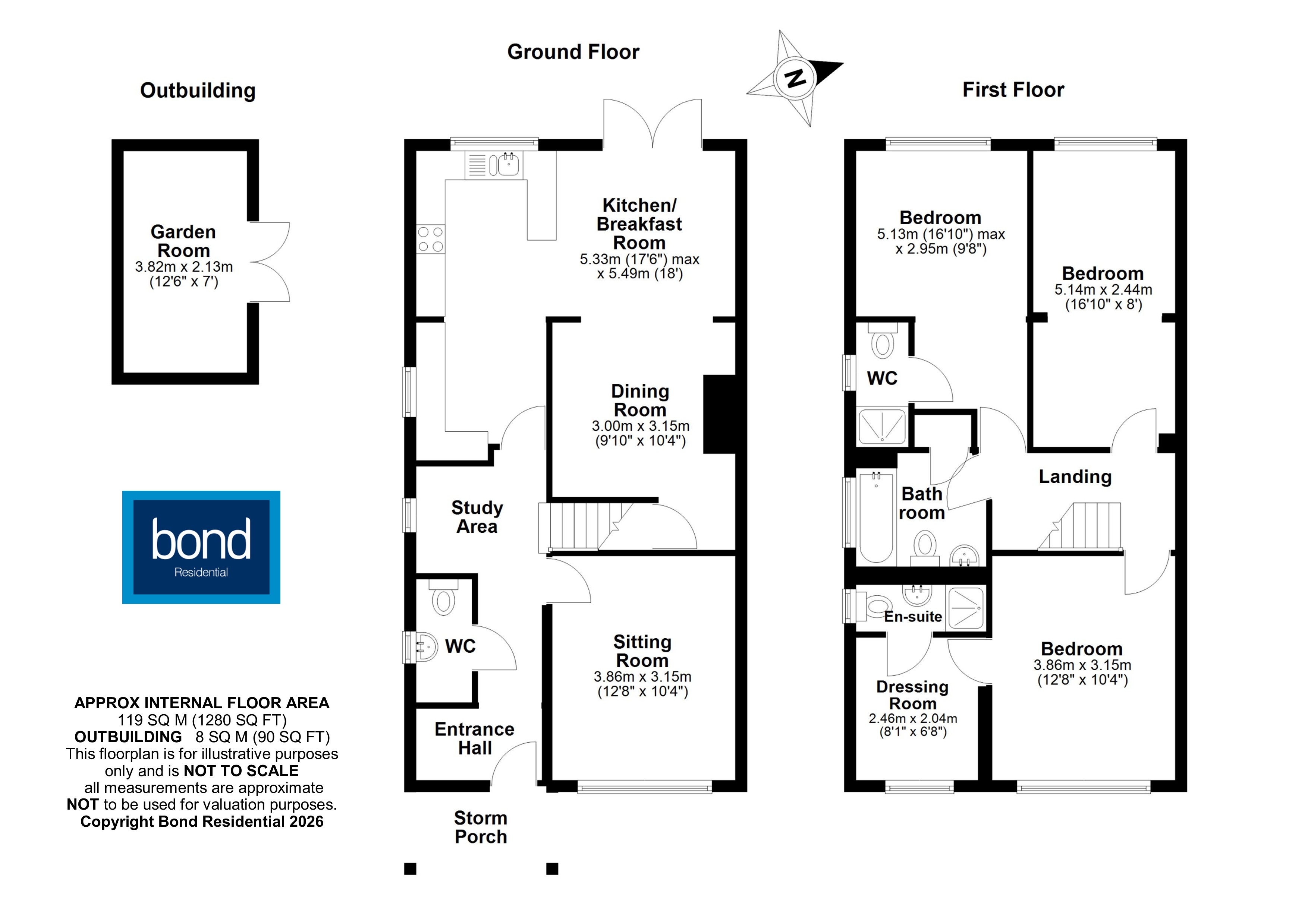 Floorplan for Chelmer Road, Chelmsford, Essex