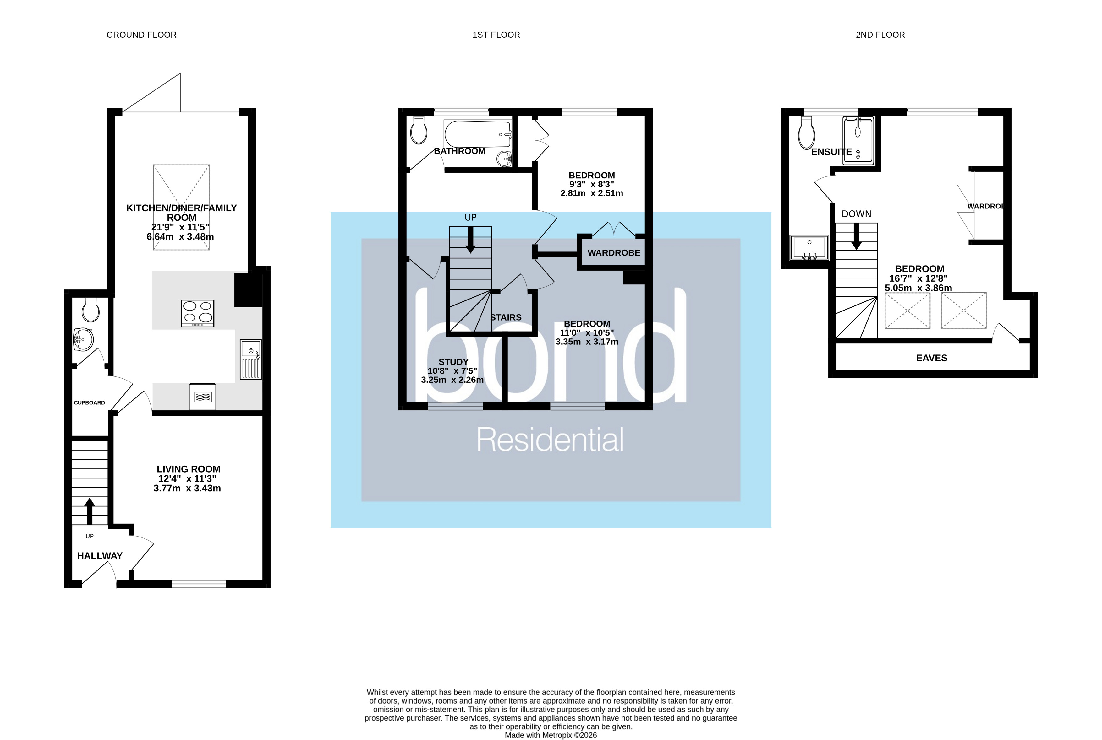 Floorplan for Spring Close, Little Baddow, Essex