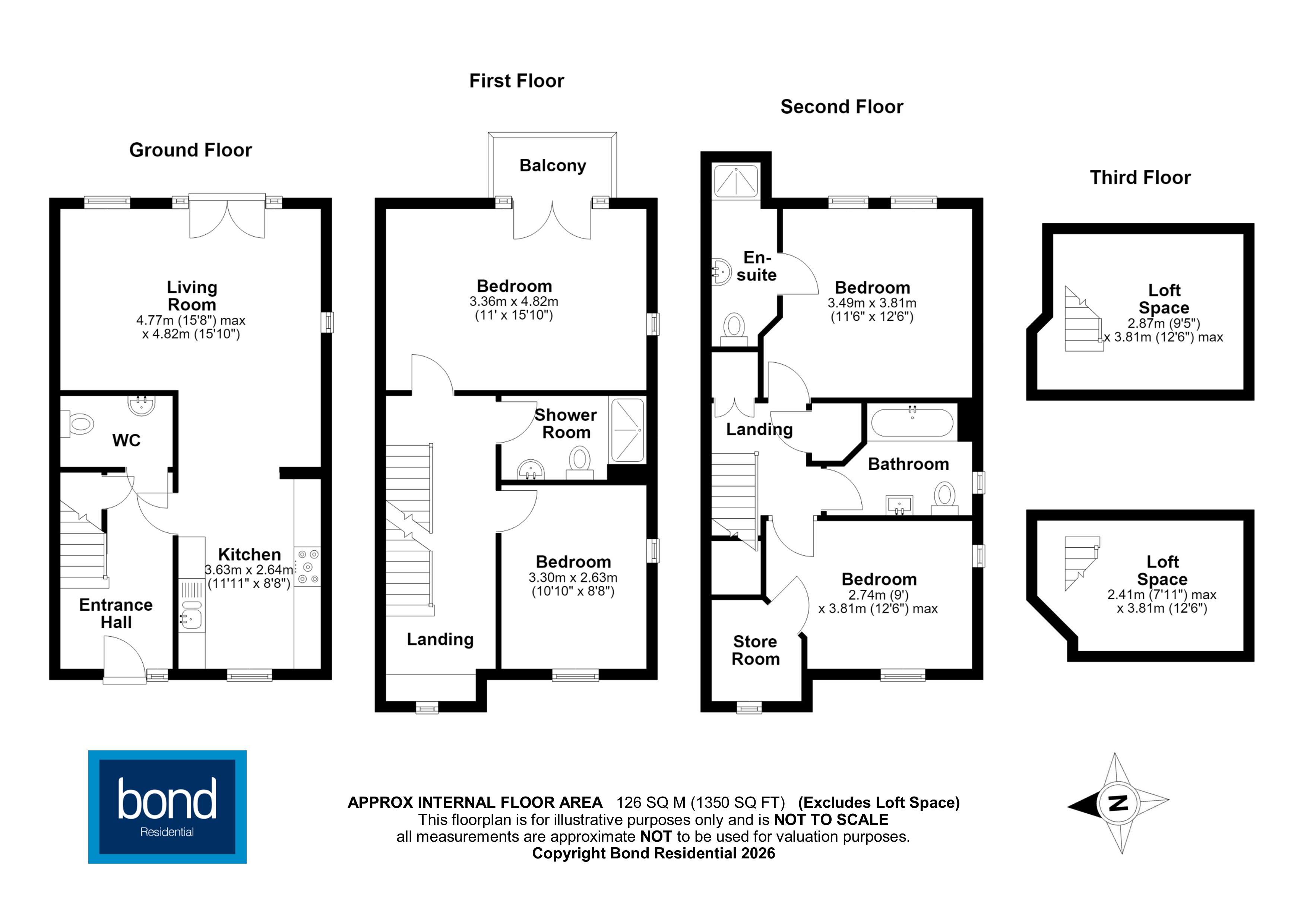 Floorplan for Old Moulsham, Chelmsford, Essex
