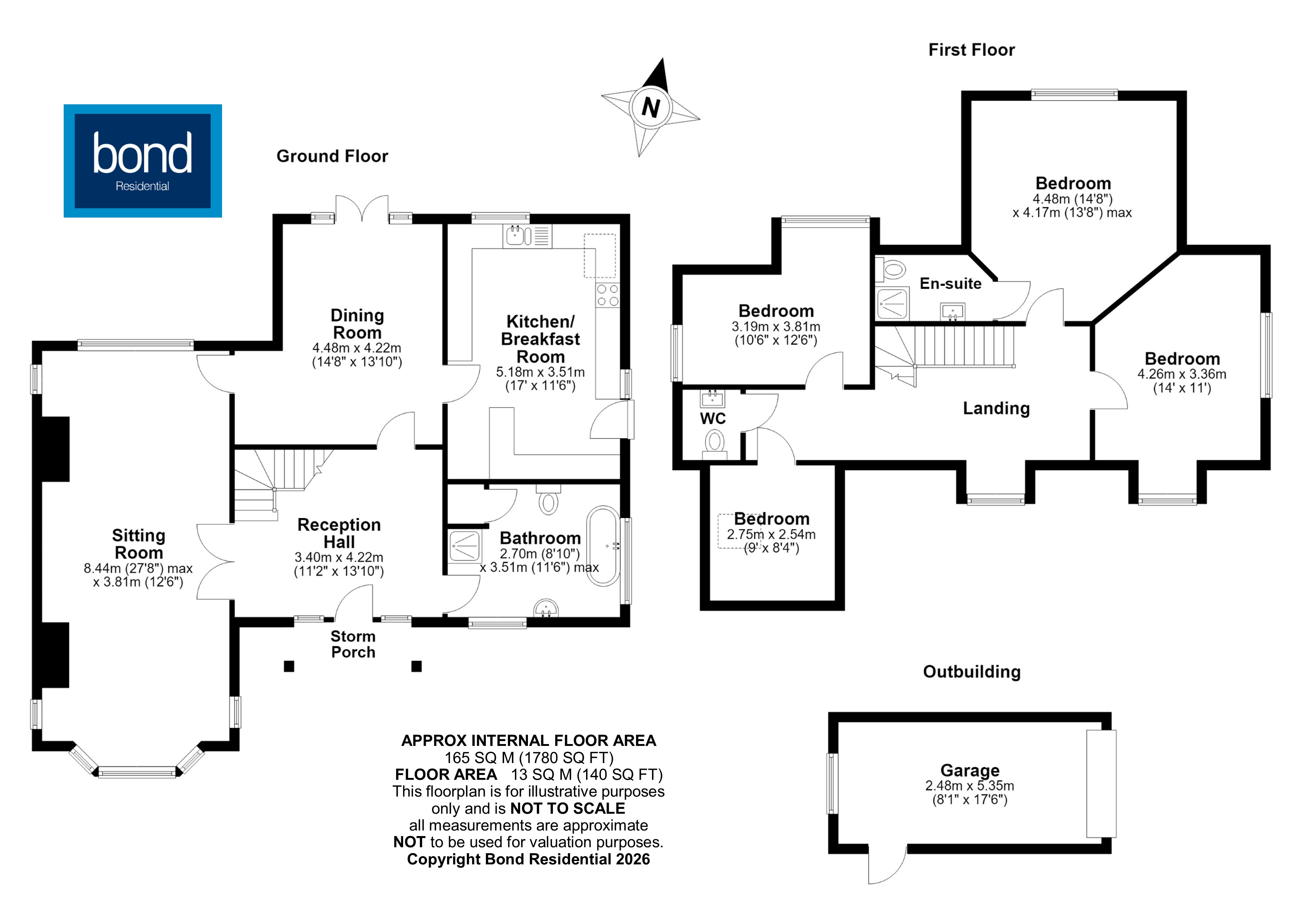 Floorplan for Roxwell Road, Chelmsford, Essex