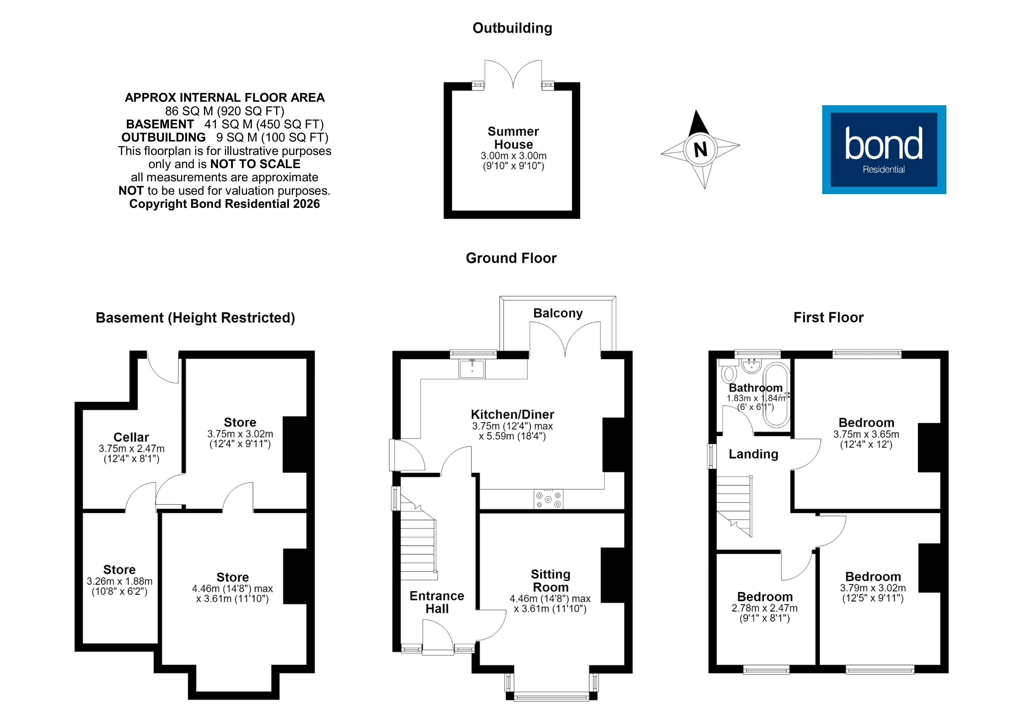 Floorplan for Danbury, Chelmsford, Essex