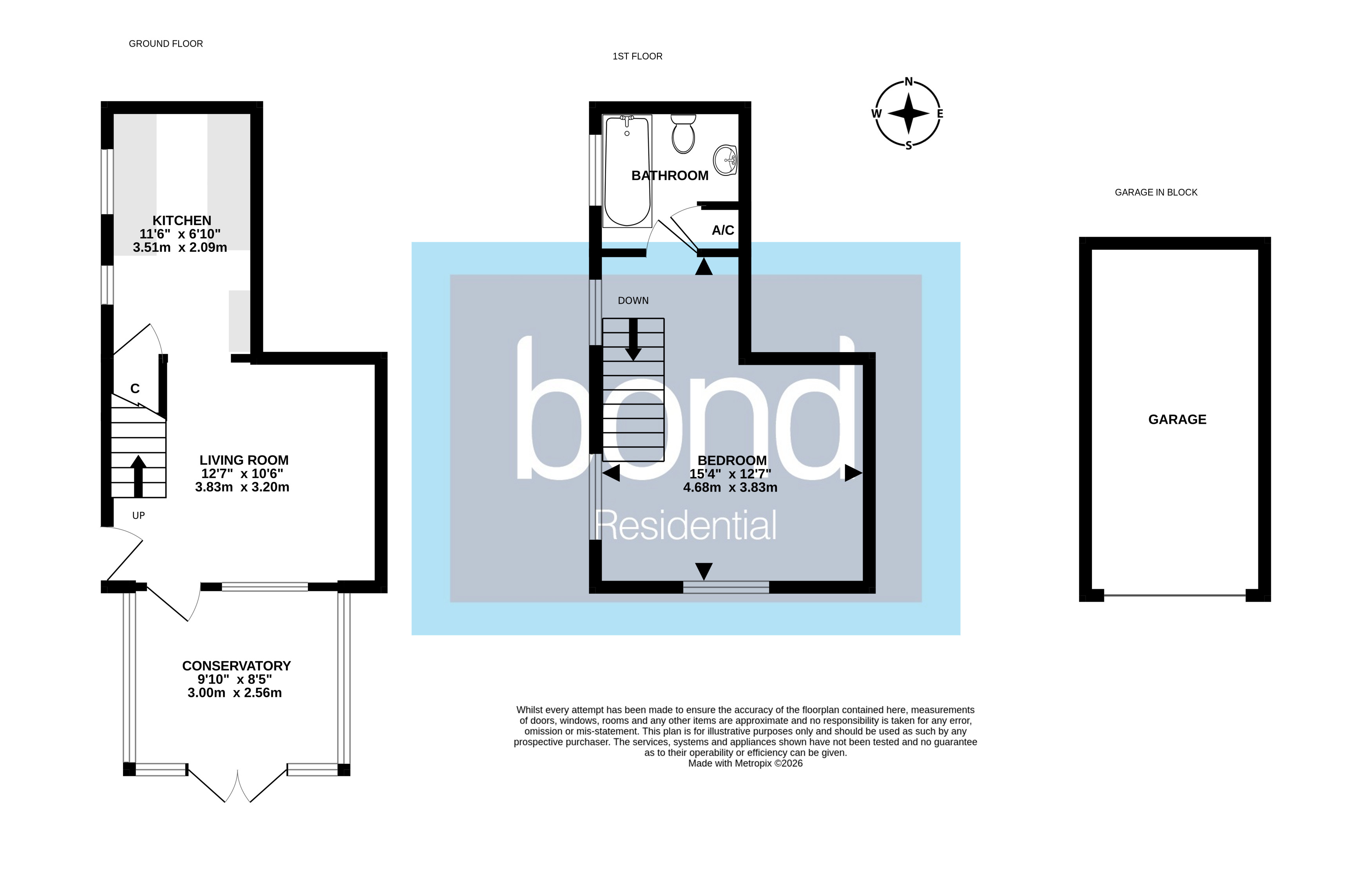 Floorplan for Springfield, Chelmsford, Essex