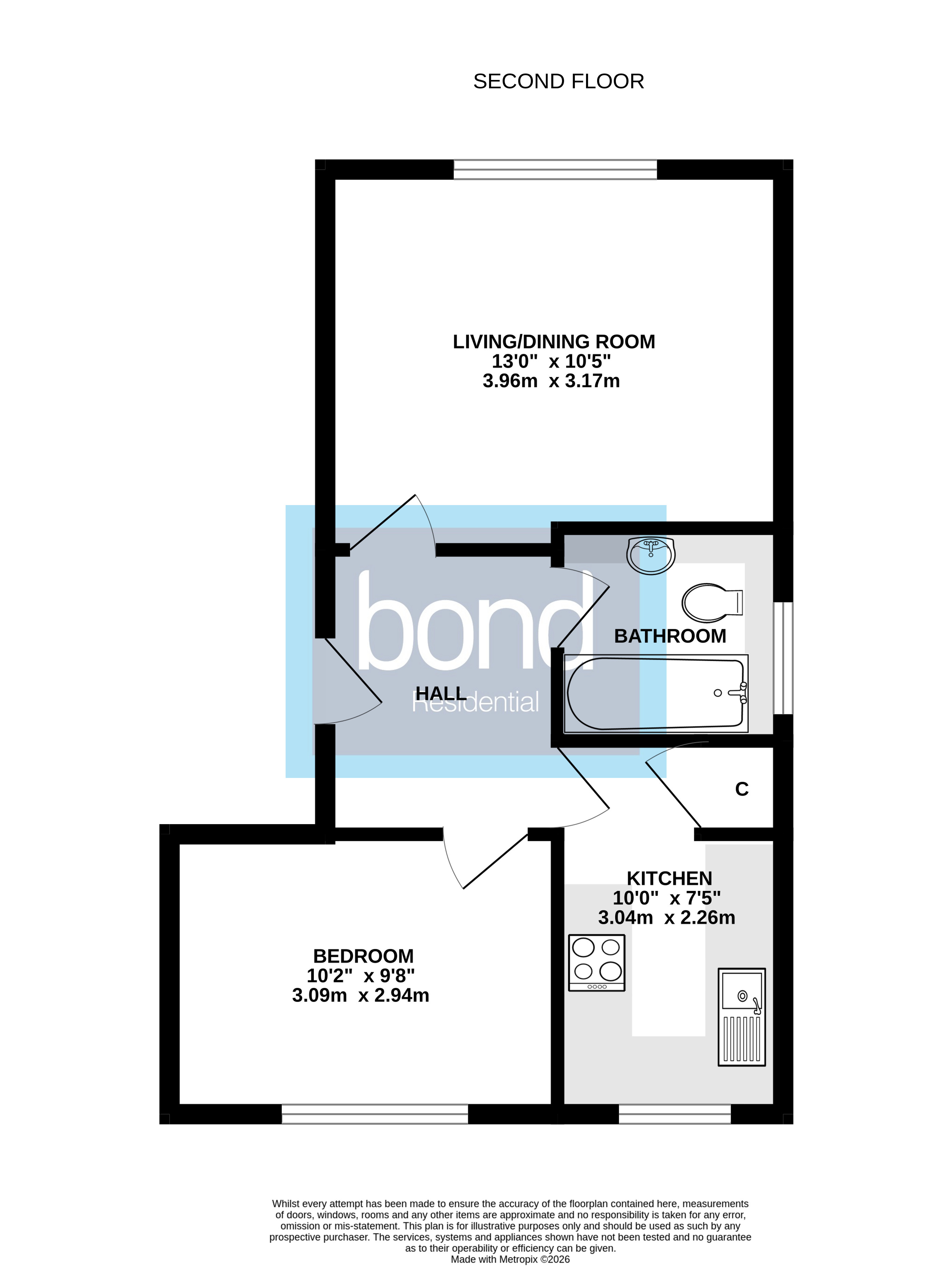 Floorplan for Redmayne Drive, Chelmsford, Essex