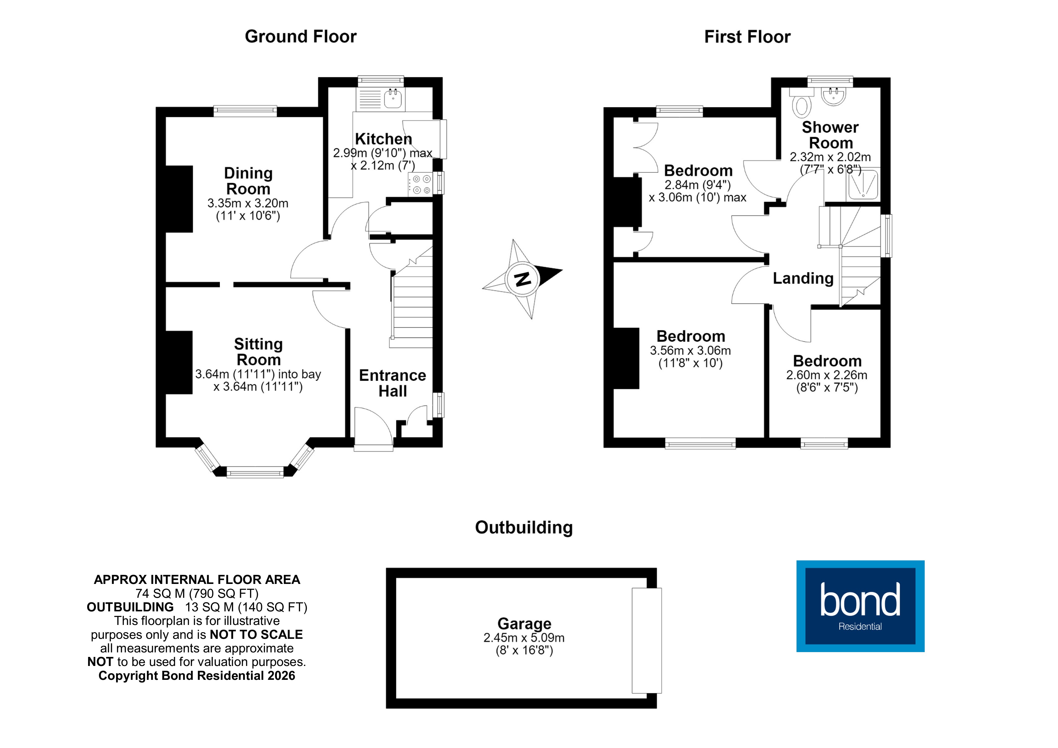 Floorplan for Old Moulsham, Chelmsford, Essex
