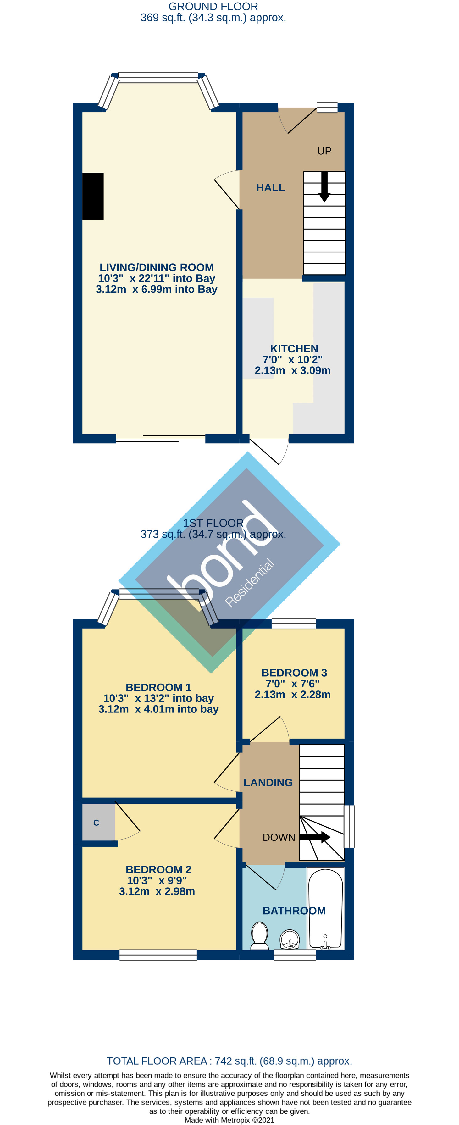 Floorplan for Moulsham Lodge, Chelmsford, Essex