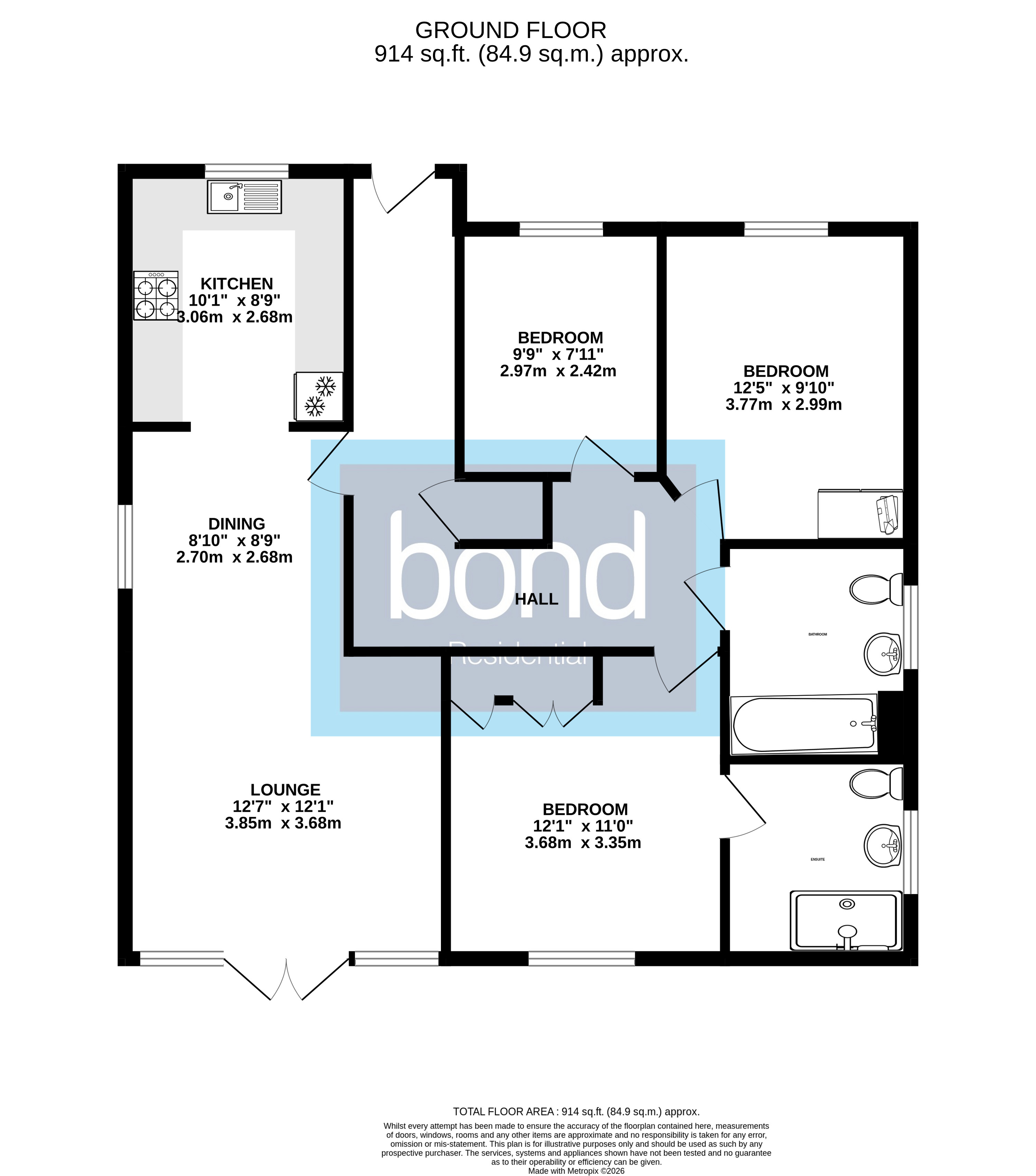 Floorplan for Maldon