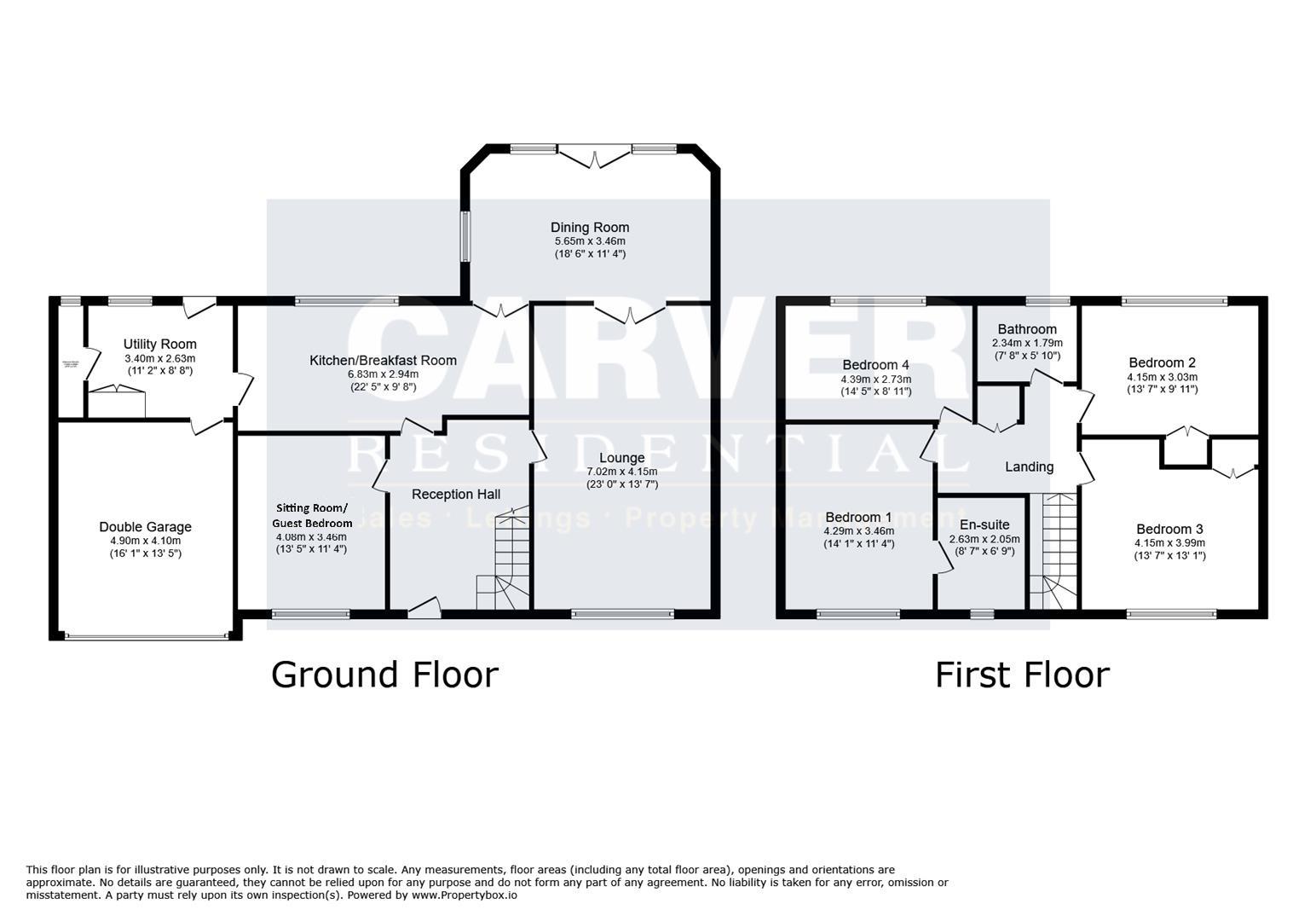 Floorplan for Farr Holme, Darlington