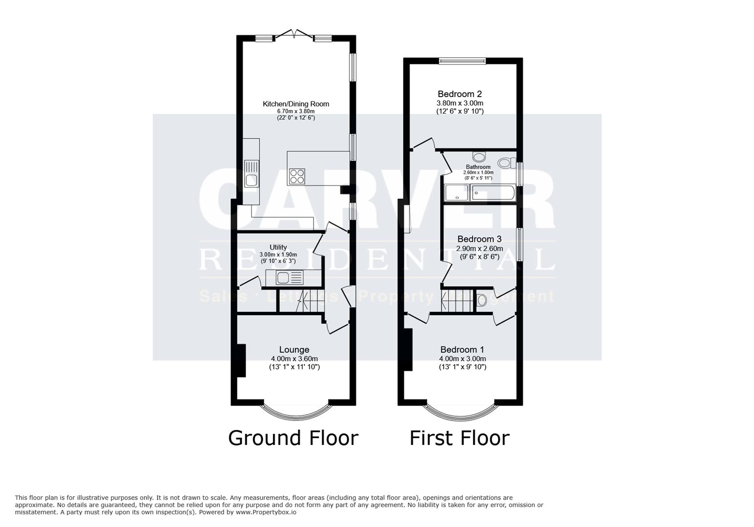 Floorplan for Strait Lane, Hurworth, Darlington