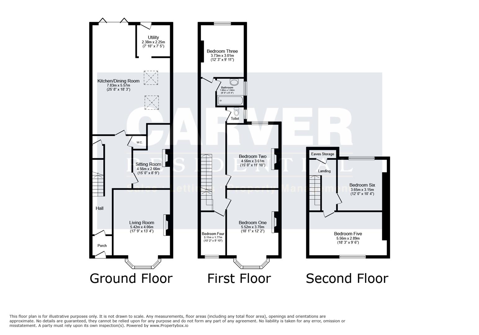 Floorplan for Oakdene Avenue, Darlington