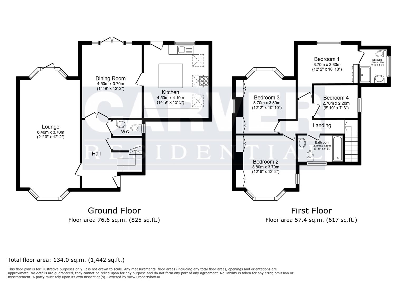 Floorplan for Blackwell, Darlington