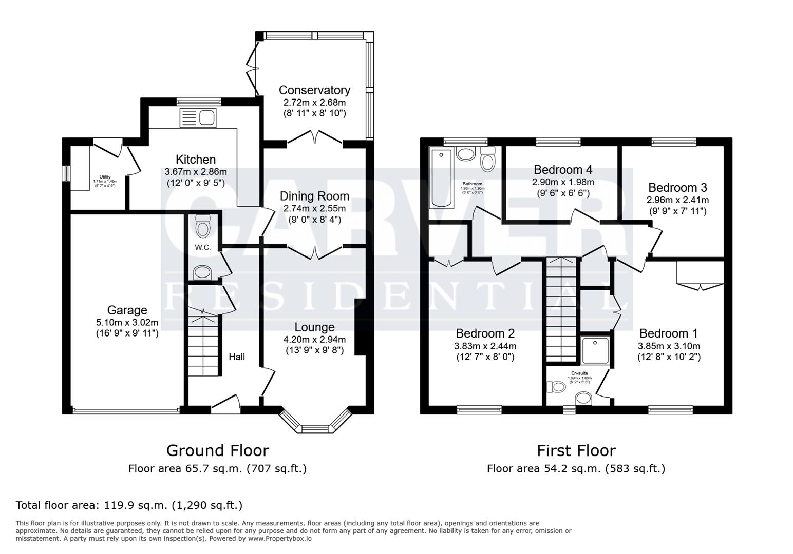 Floorplan for Bloomesley Close, Newton Aycliffe