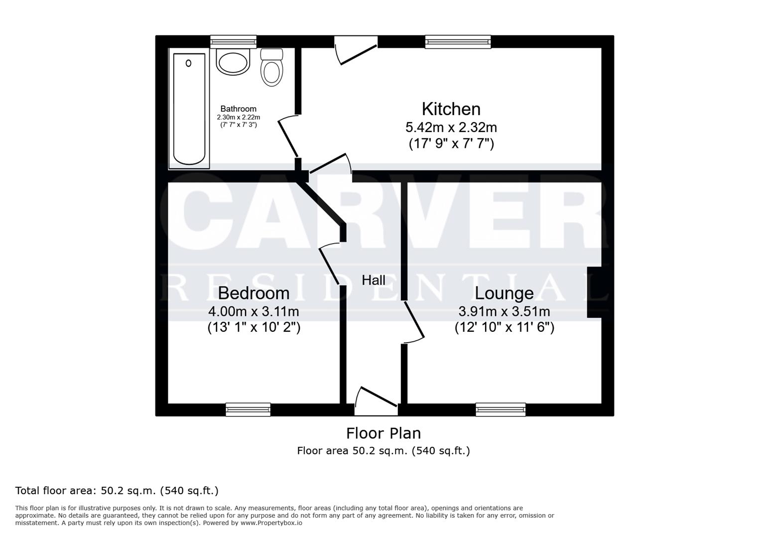 Floorplan for Ovington, Richmond