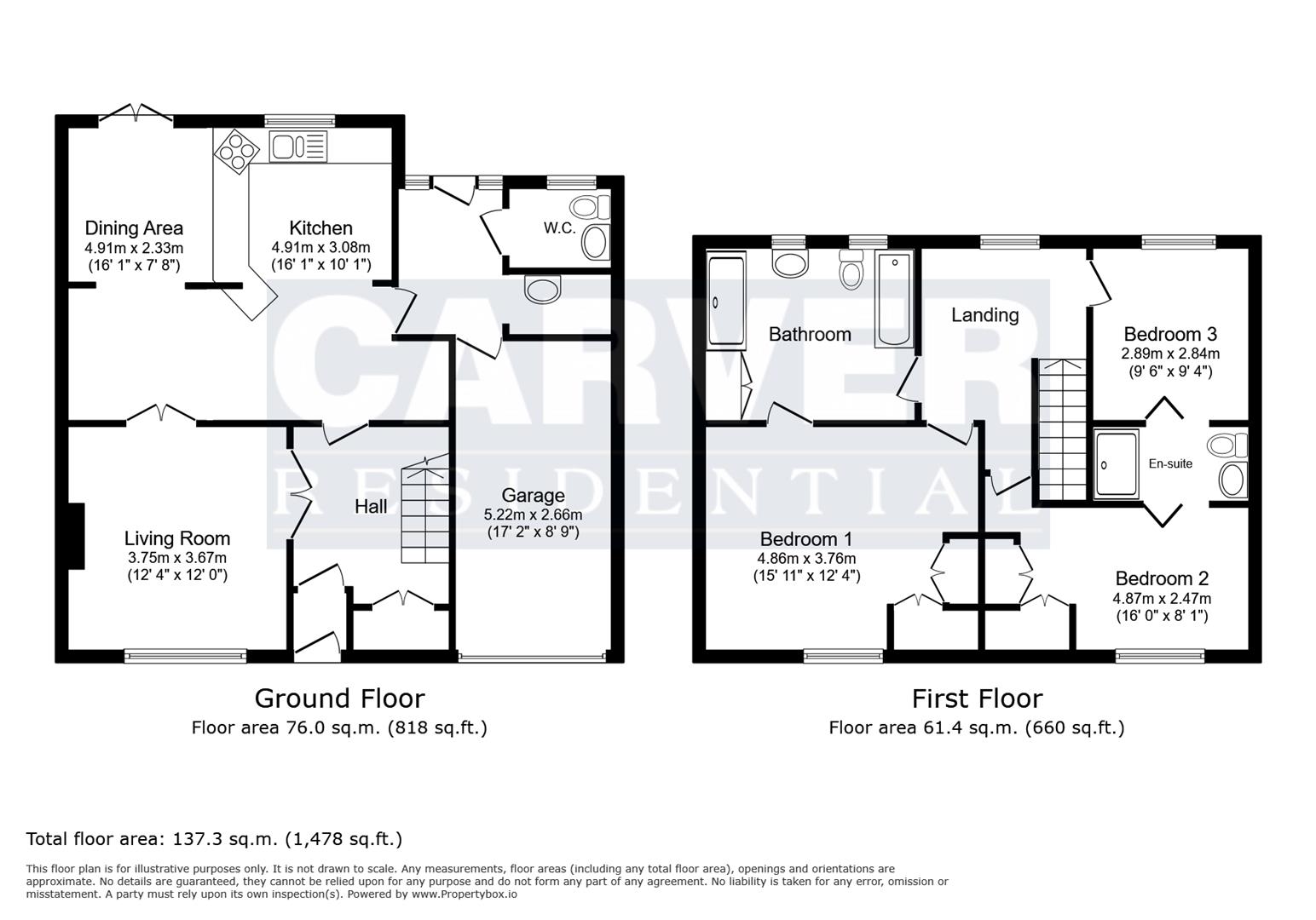 Floorplan for The Green, Ravensworth, Richmond