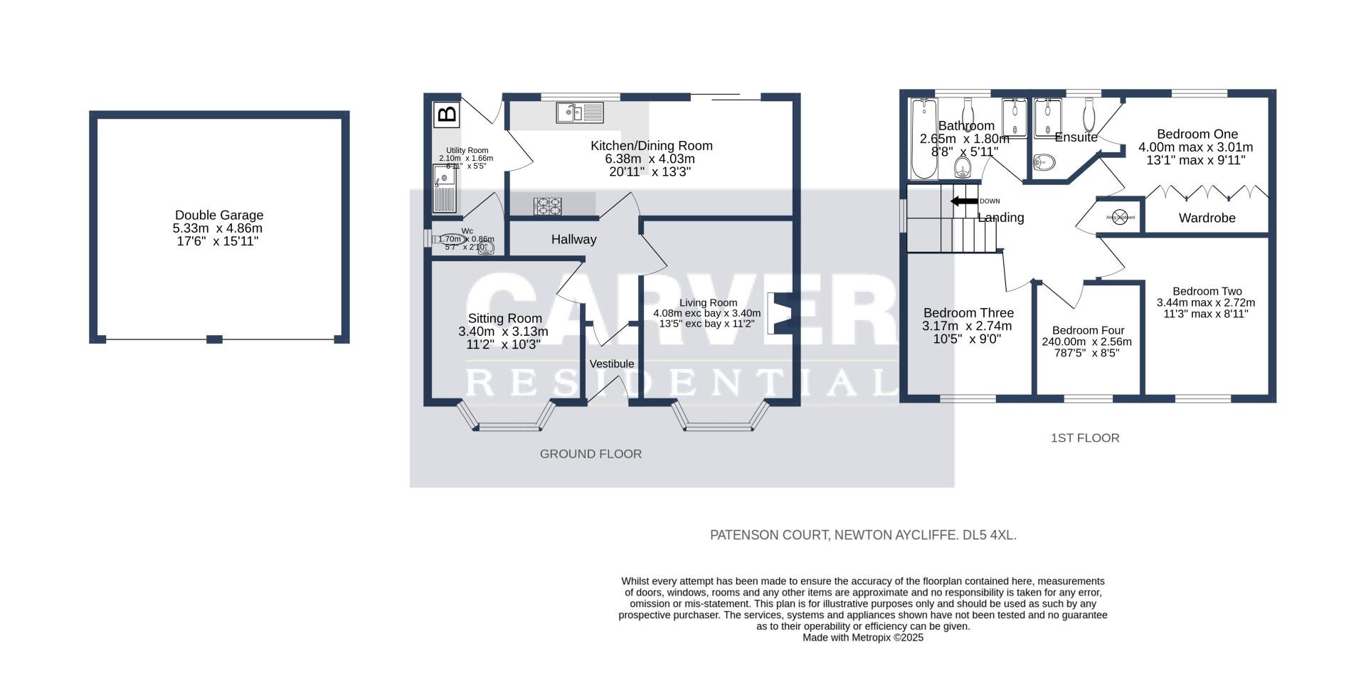 Floorplan for Patenson Court, Newton Aycliffe