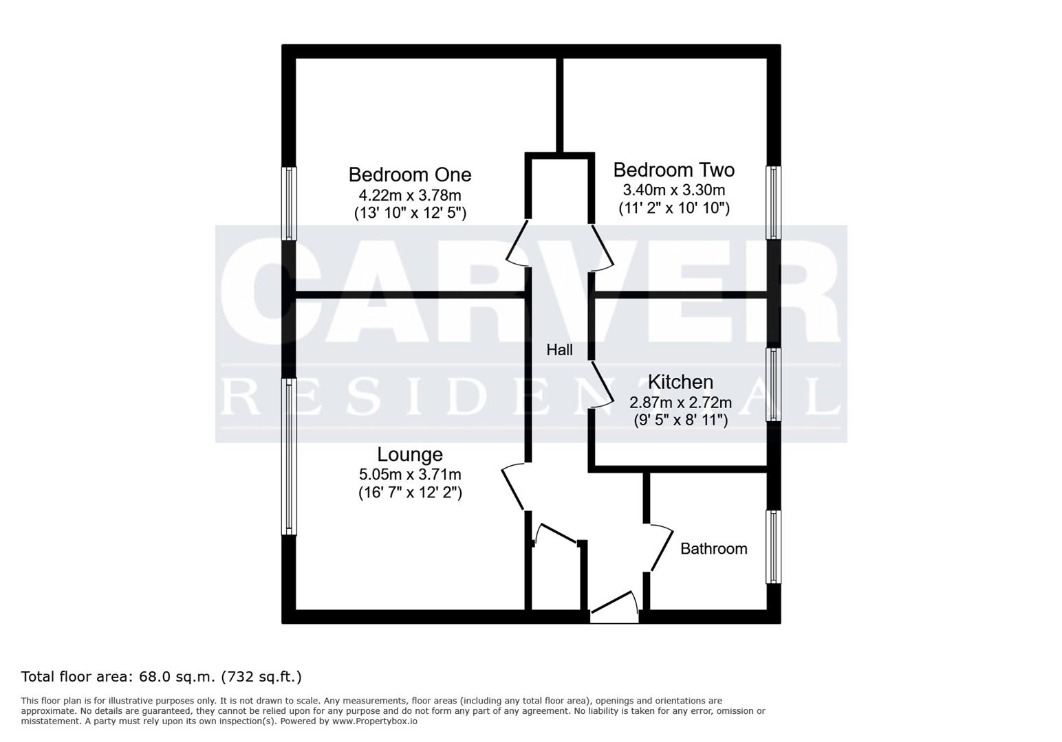 Floorplan for Hawkesbury Mews, Darlington