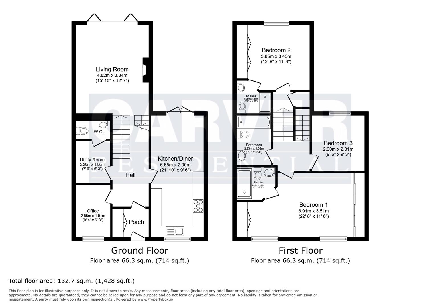 Floorplan for Scurragh Lane, Moulton, Richmond