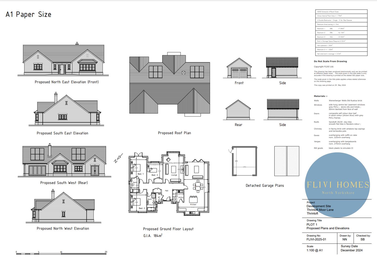 Floorplan for Thrintoft, Northallerton