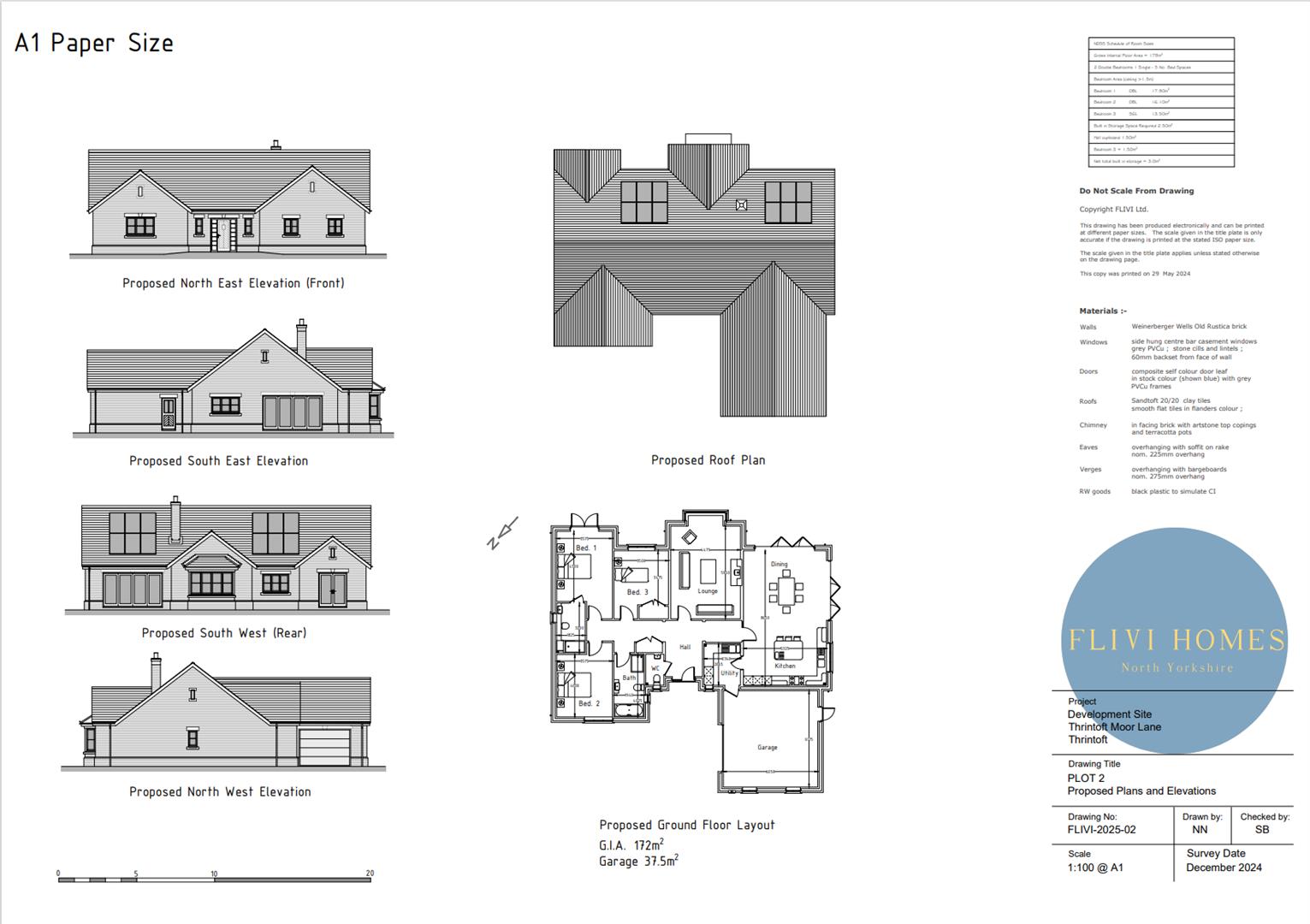 Floorplan for Thrintoft, Northallerton