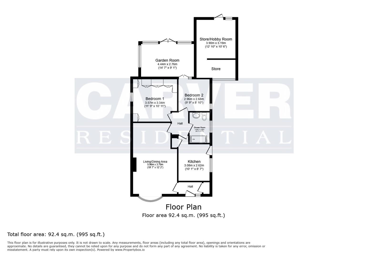 Floorplan for Cromwell Drive, Morton On Swale, Northallerton