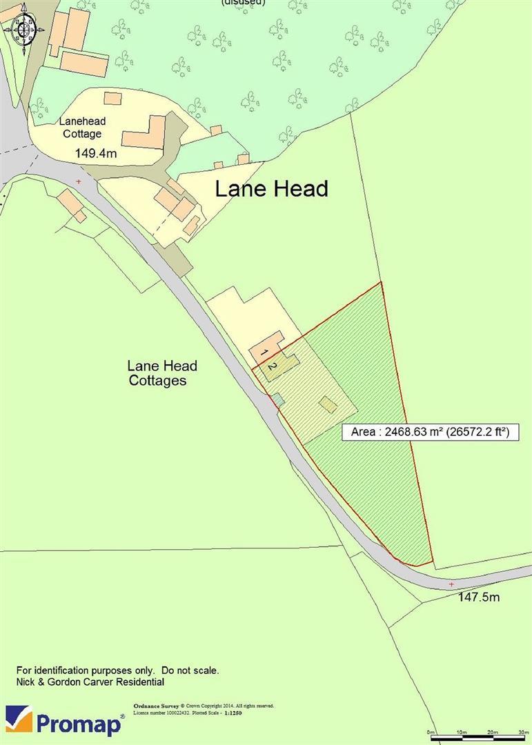 Floorplan for Lanehead Cottages, Richmond