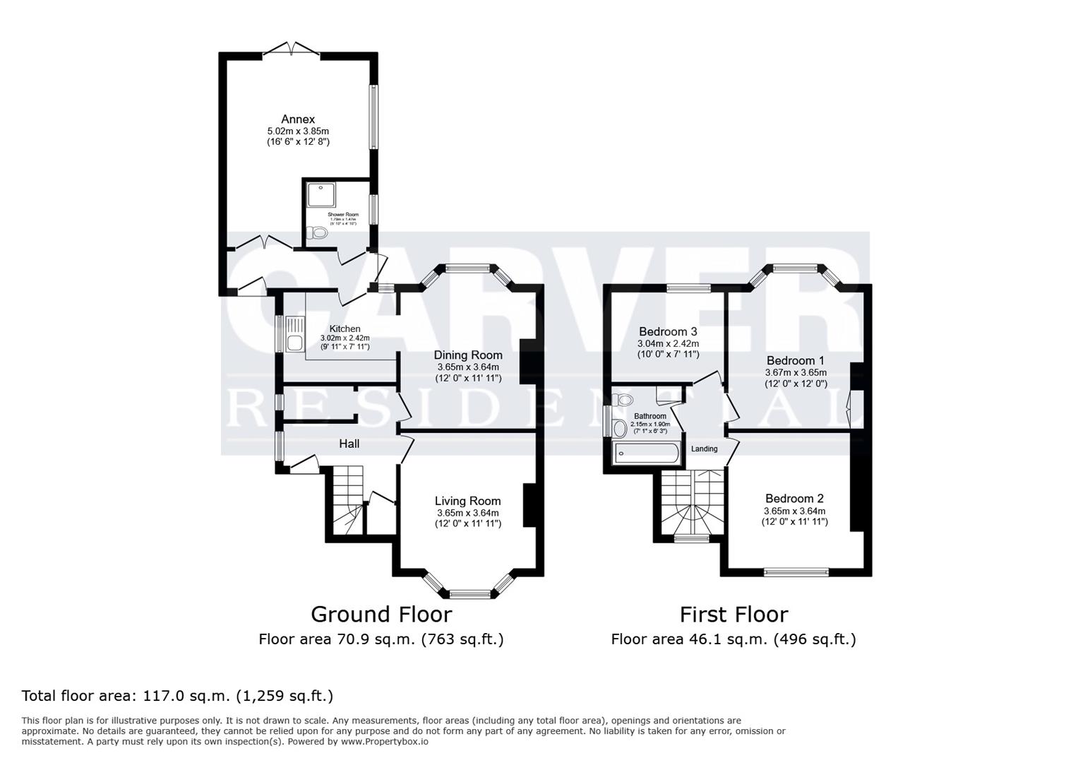 Floorplan for Thirsk Road, Northallerton