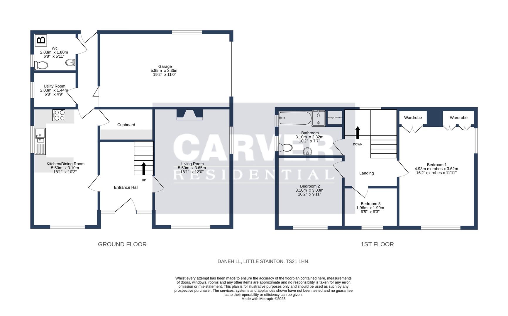 Floorplan for Little Stainton, Stockton-On-Tees
