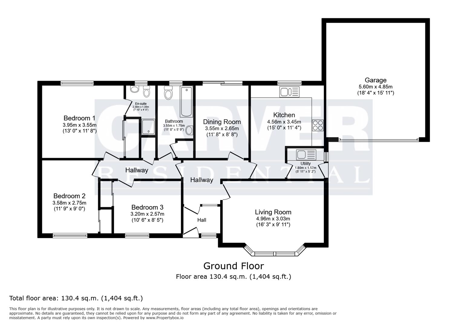 Floorplan for Ryder Court, Newton Aycliffe