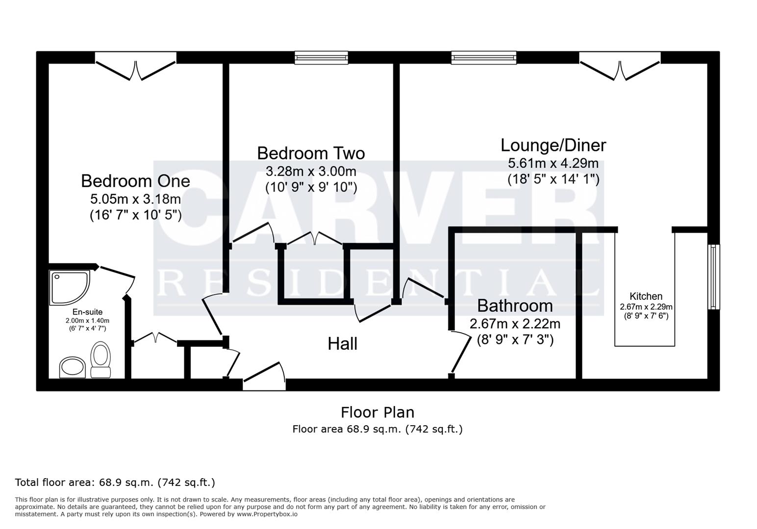 Floorplan for Cleveland Terrace, Darlington