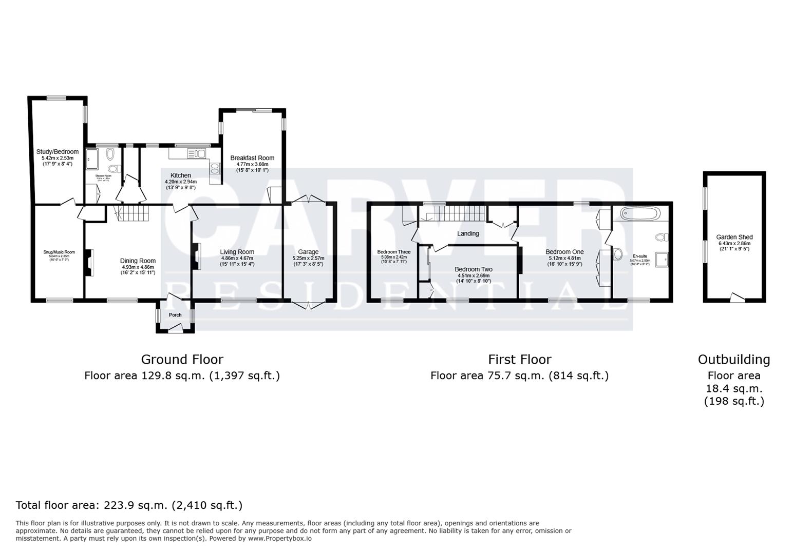Floorplan for Church View, Brompton, Northallerton