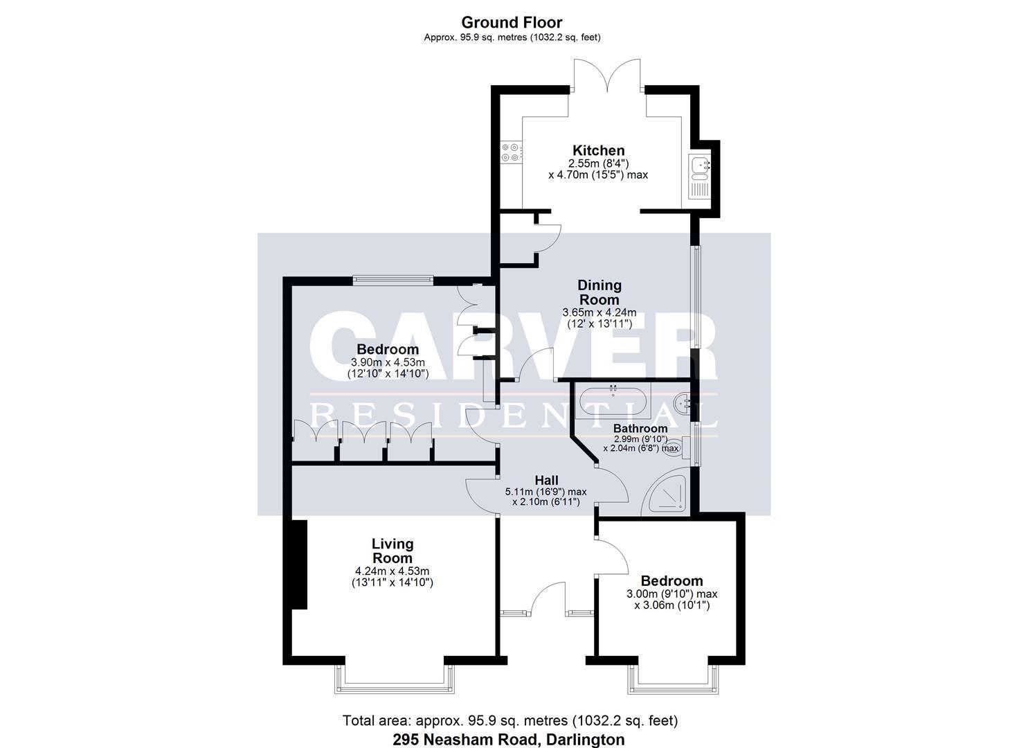 Floorplan for Neasham Road, Darlington