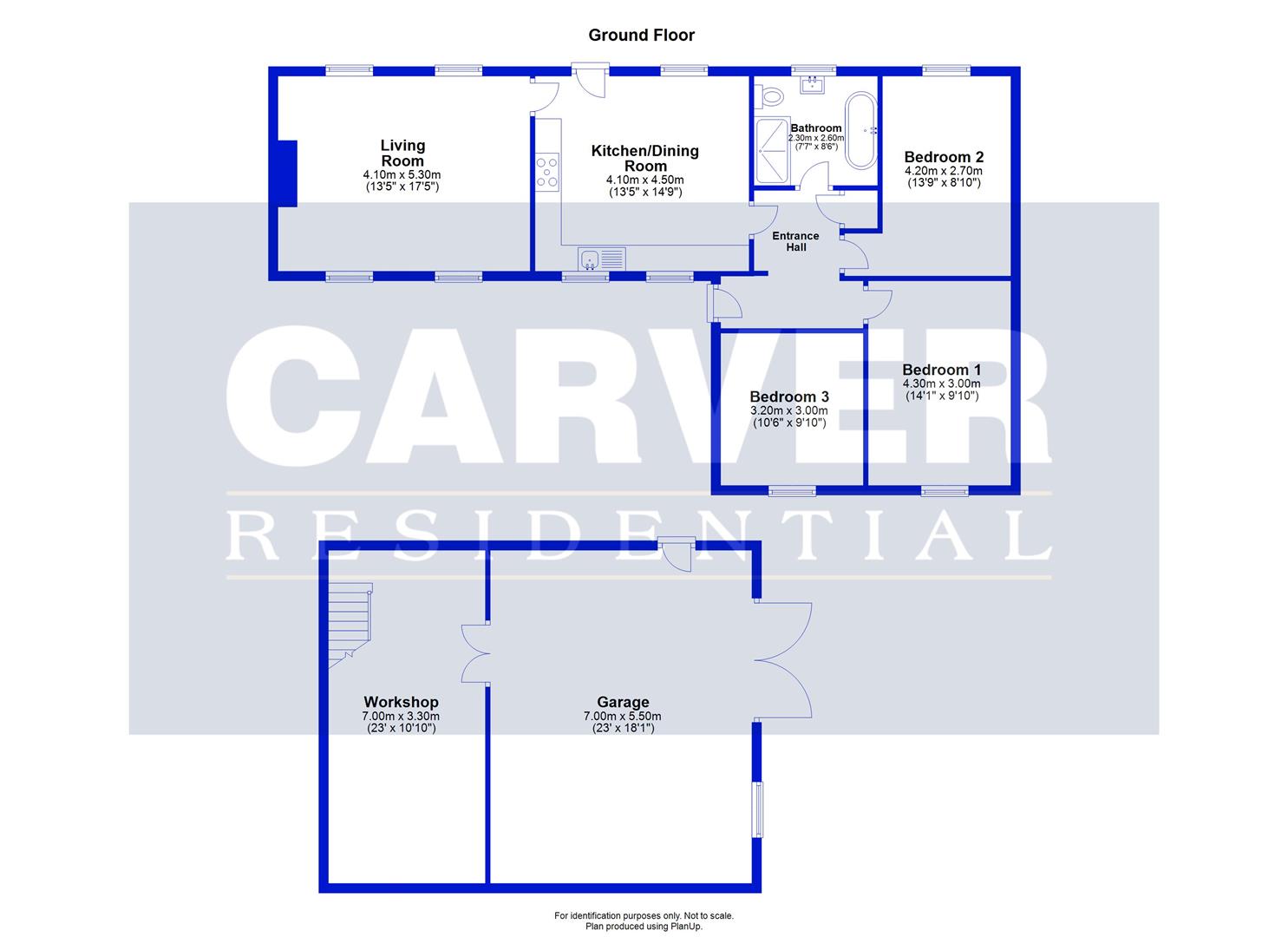 Floorplan for Dyson Lane, Newsham, Richmond