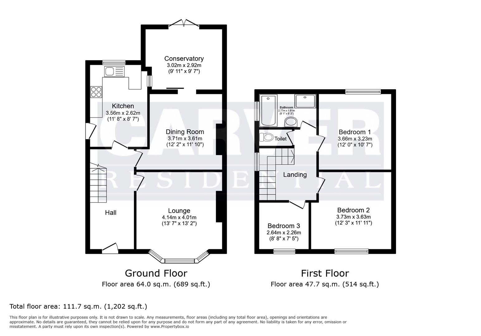 Floorplan for Brinkburn Drive, Darlington
