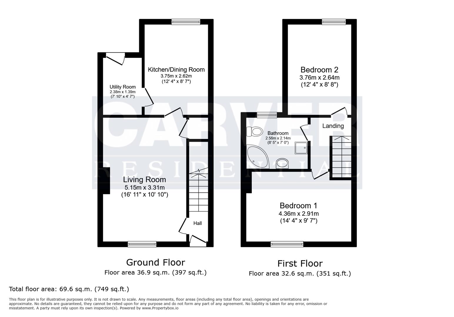 Floorplan for Northallerton Road, Brompton, Northallerton
