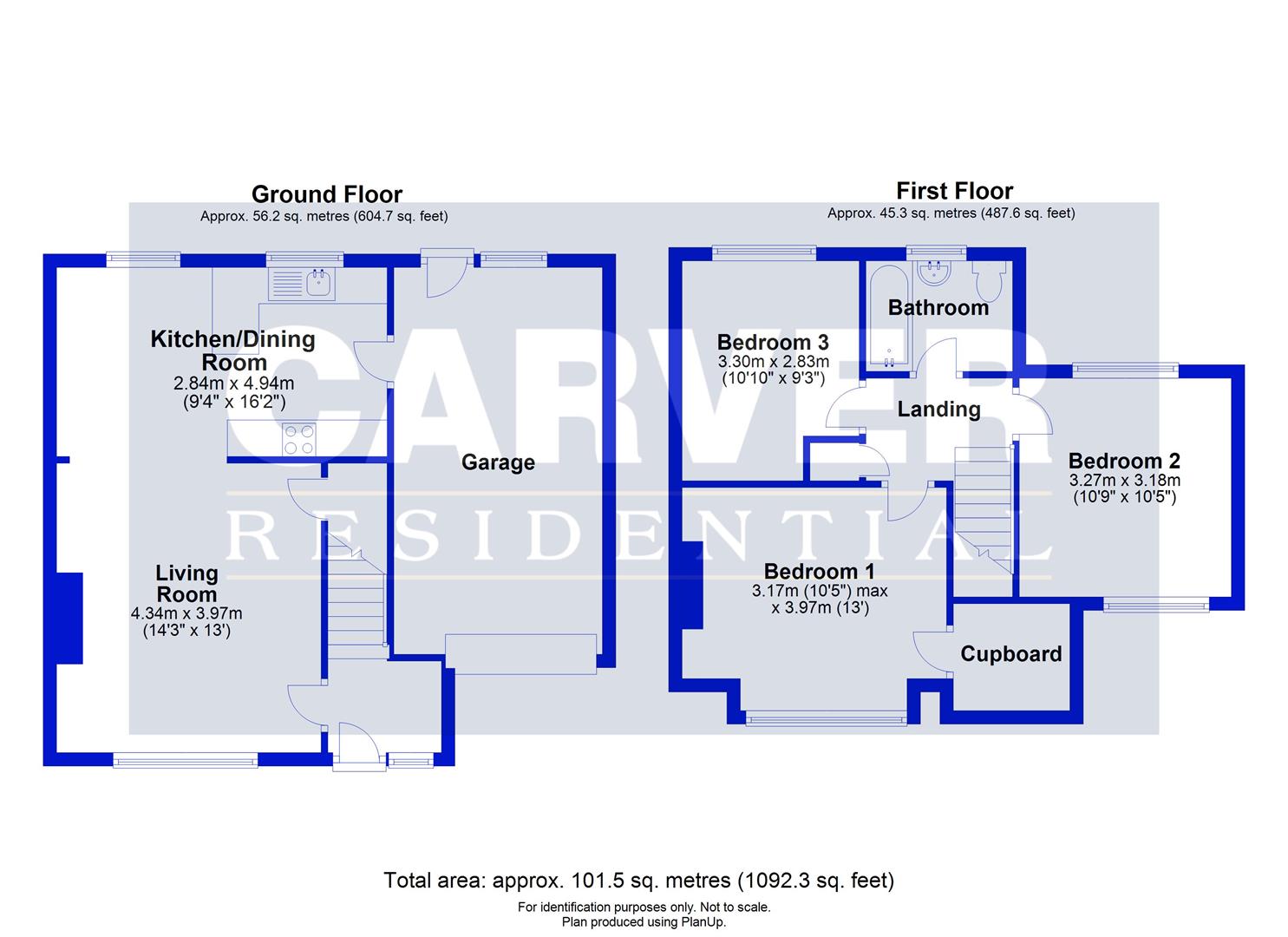 Floorplan for Greenhill Road, Heighington Village