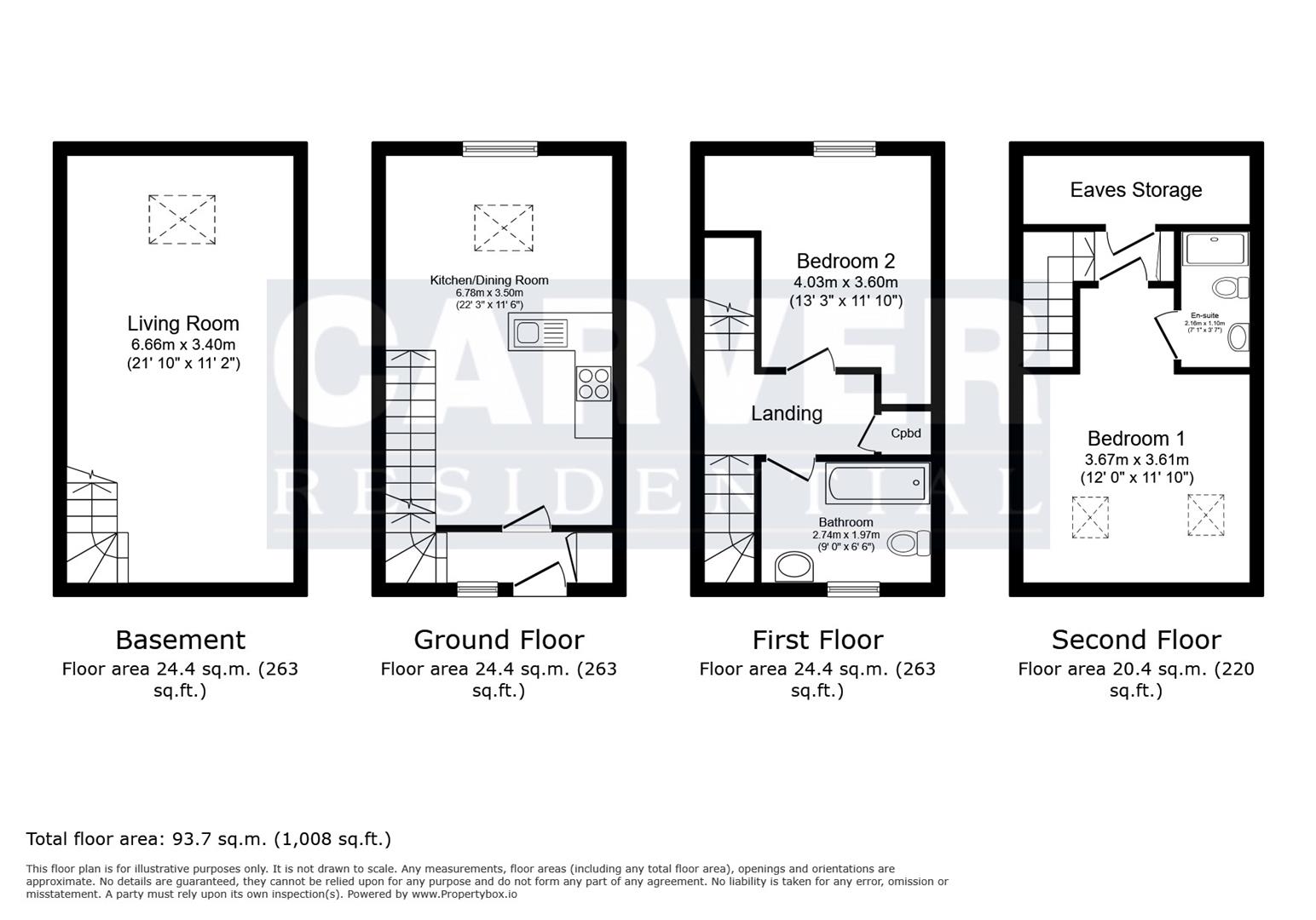 Floorplan for Chapel Street, Thirsk