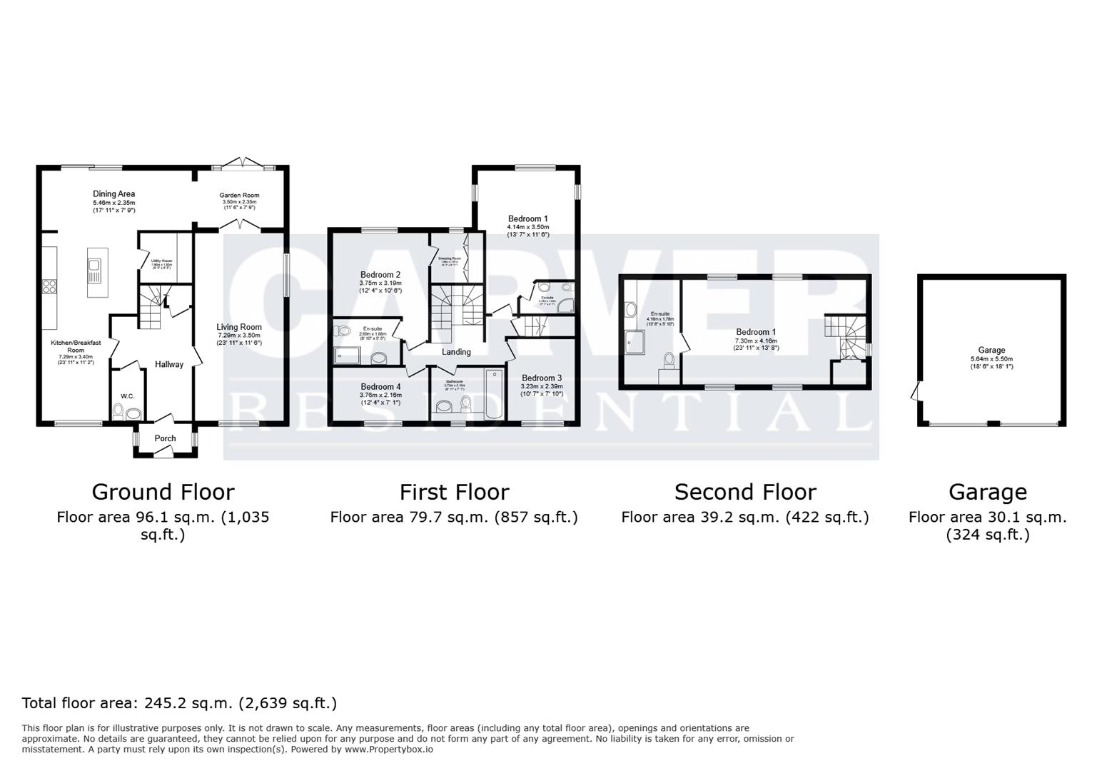Floorplan for Church View, Sadberge, Darlington
