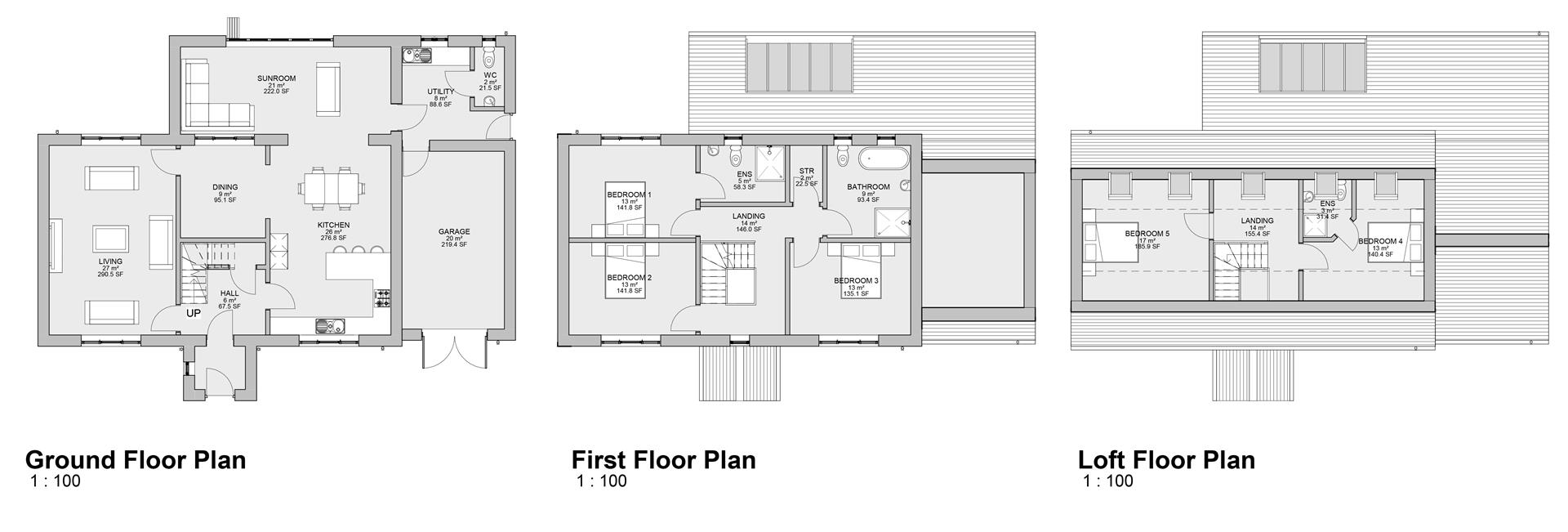 Floorplan for Tunstall, Richmond