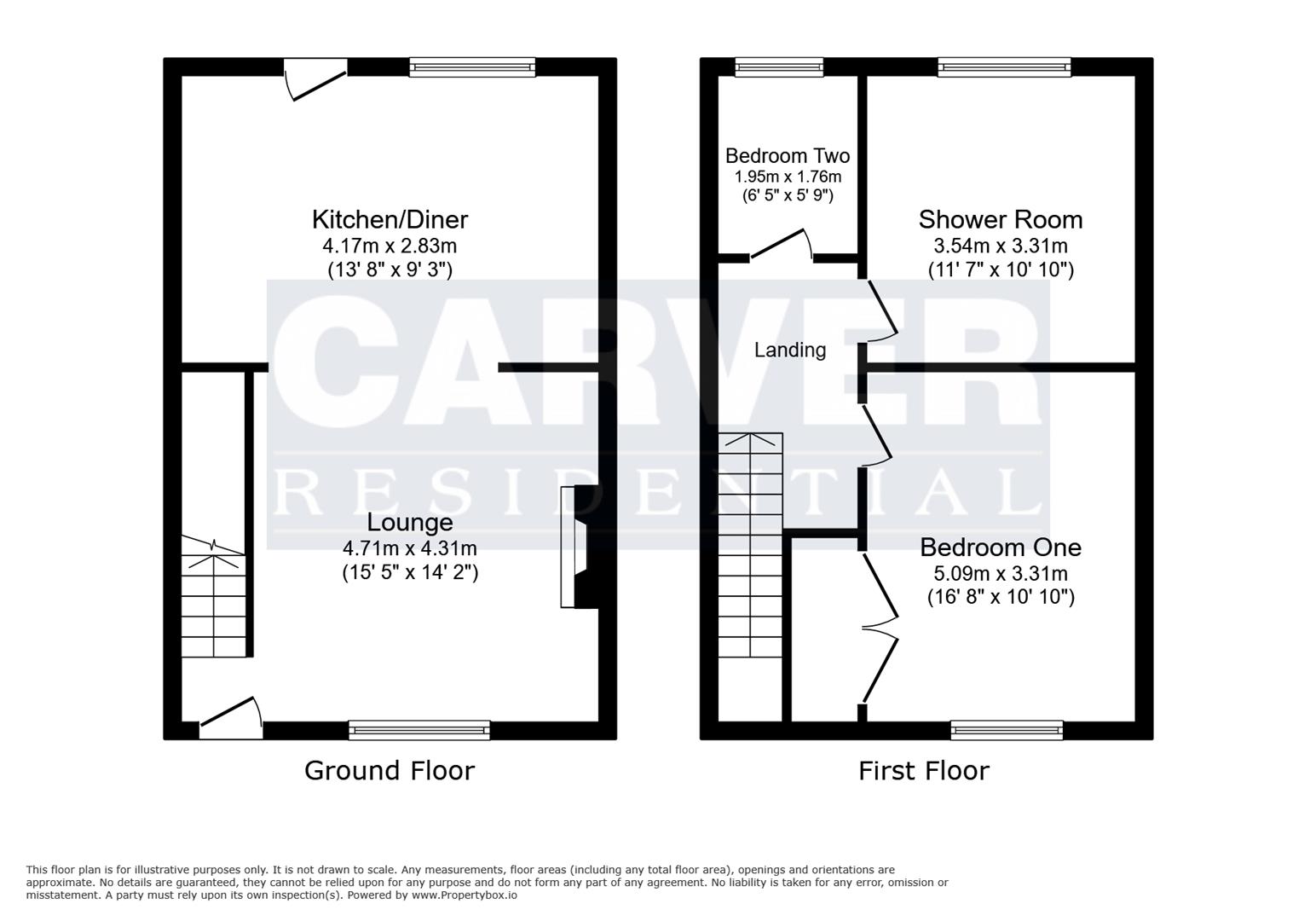 Floorplan for Millbank, Heighington Village, Newton Aycliffe