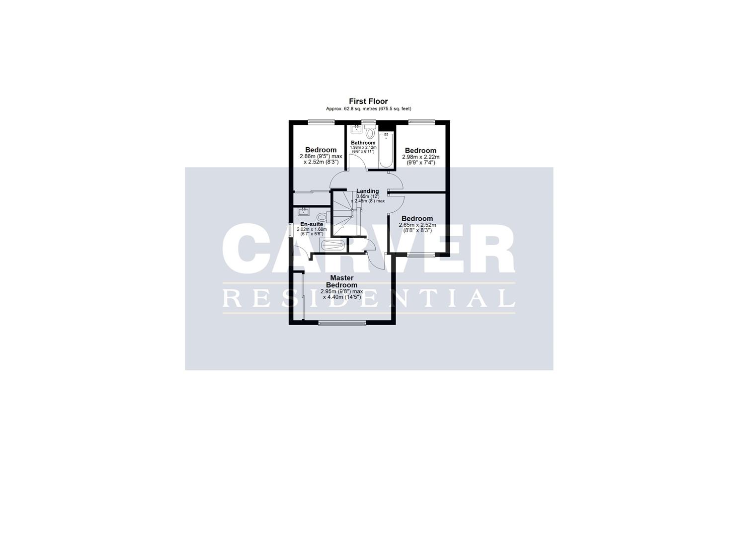 Floorplan for Redruth Drive, Darlington