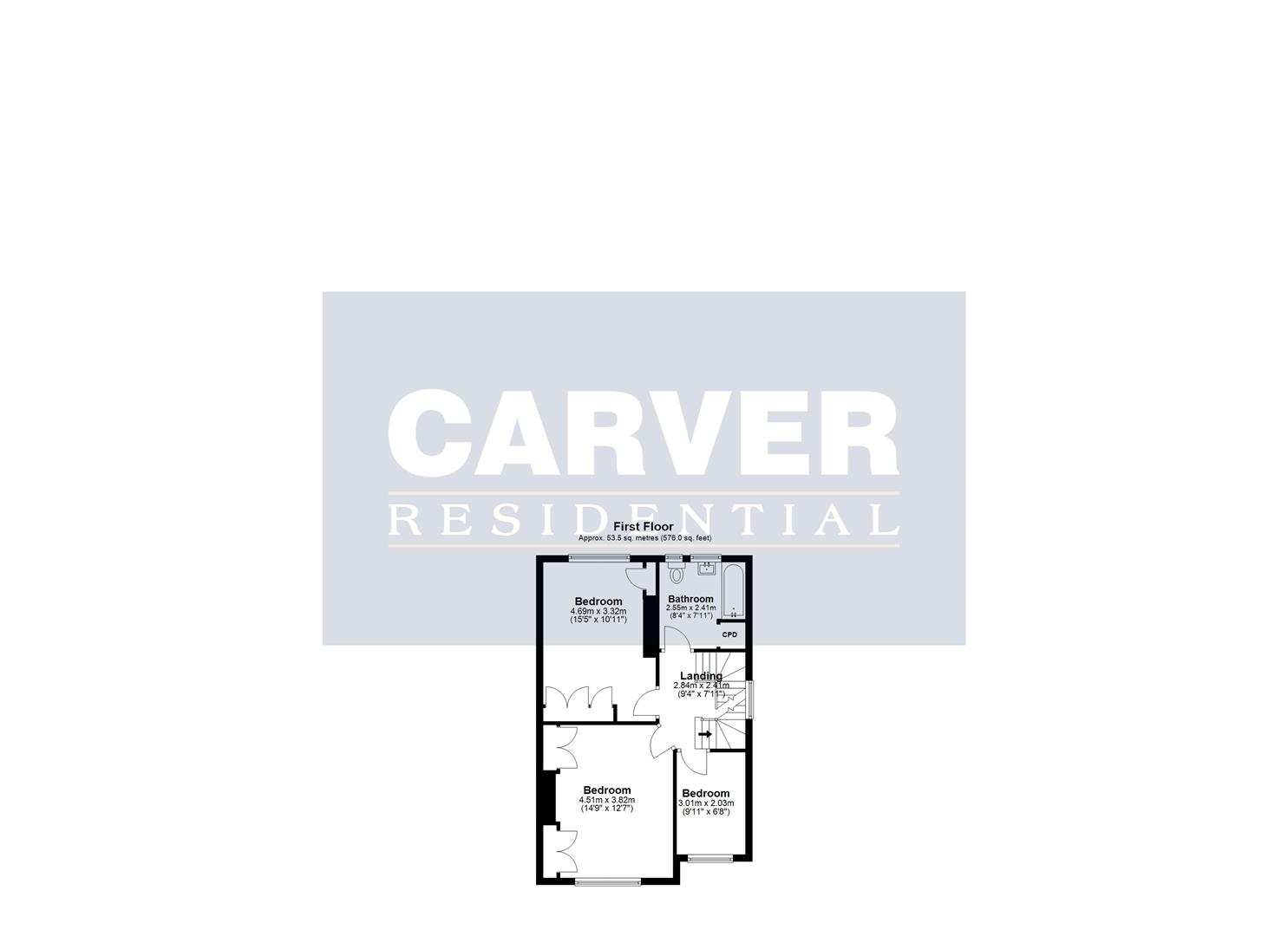 Floorplan for Beechwood Avenue, Darlington