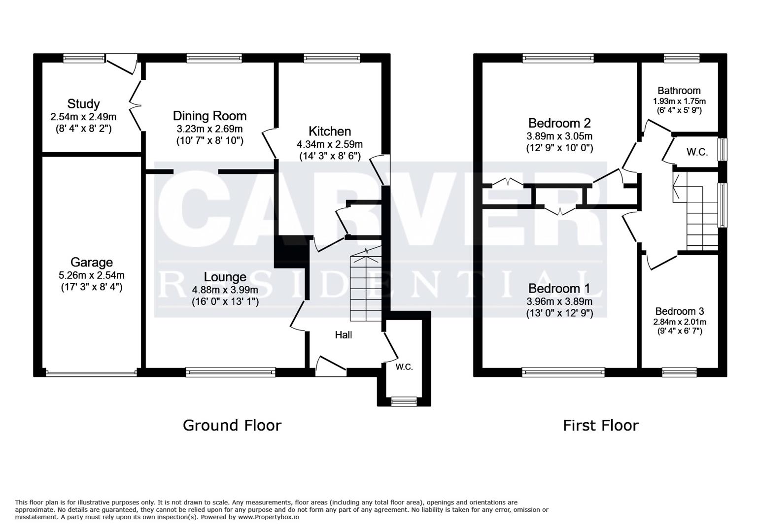 Floorplan for Edgecombe Grove, Darlington