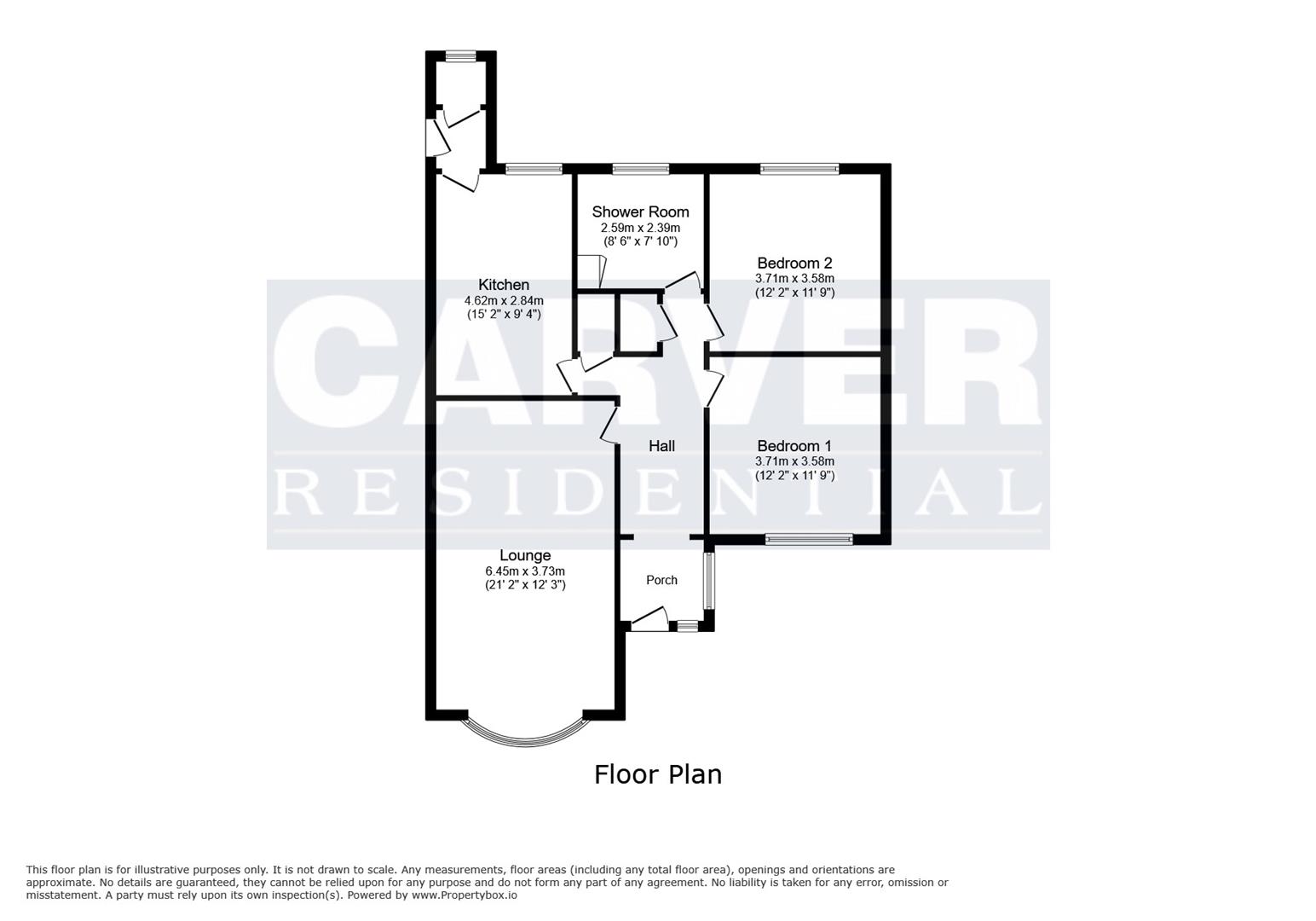Floorplan for Middleton Lane, Middleton St. George, Darlington